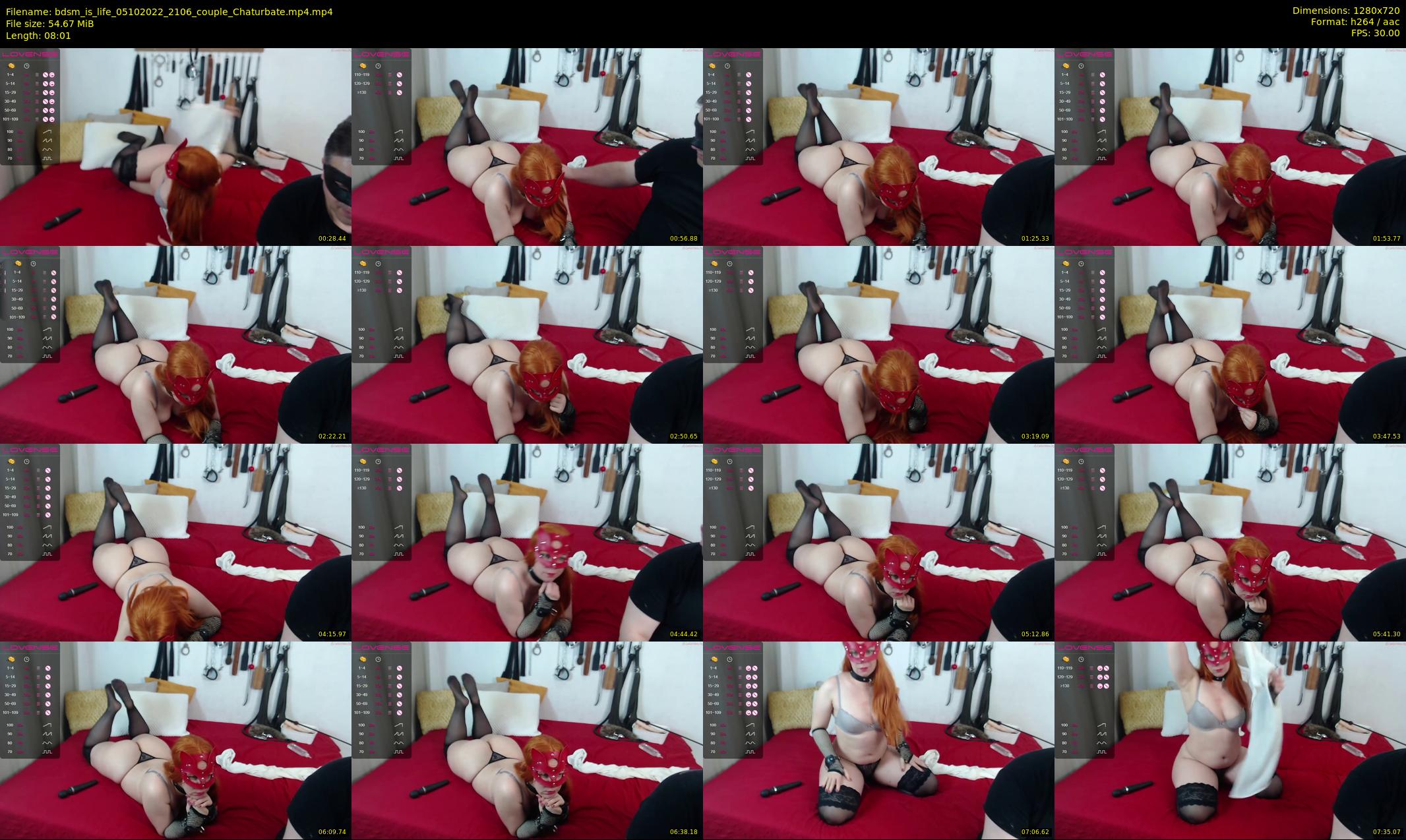 bdsm_is_life — 9 minute Chaturbate couple cam show recording, 720p, Oct 5, 2022