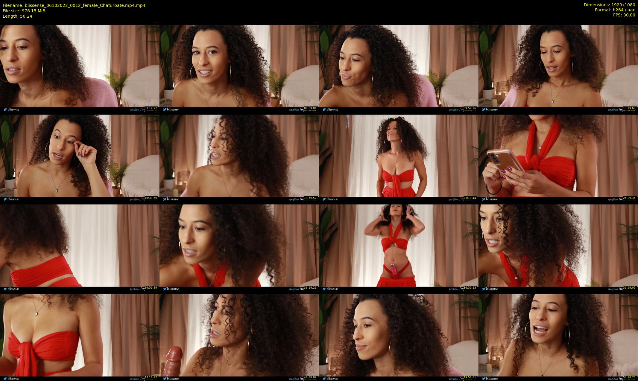 blissense — 57 minute Chaturbate female cam show recording, 1080p, Oct 6, 2022
