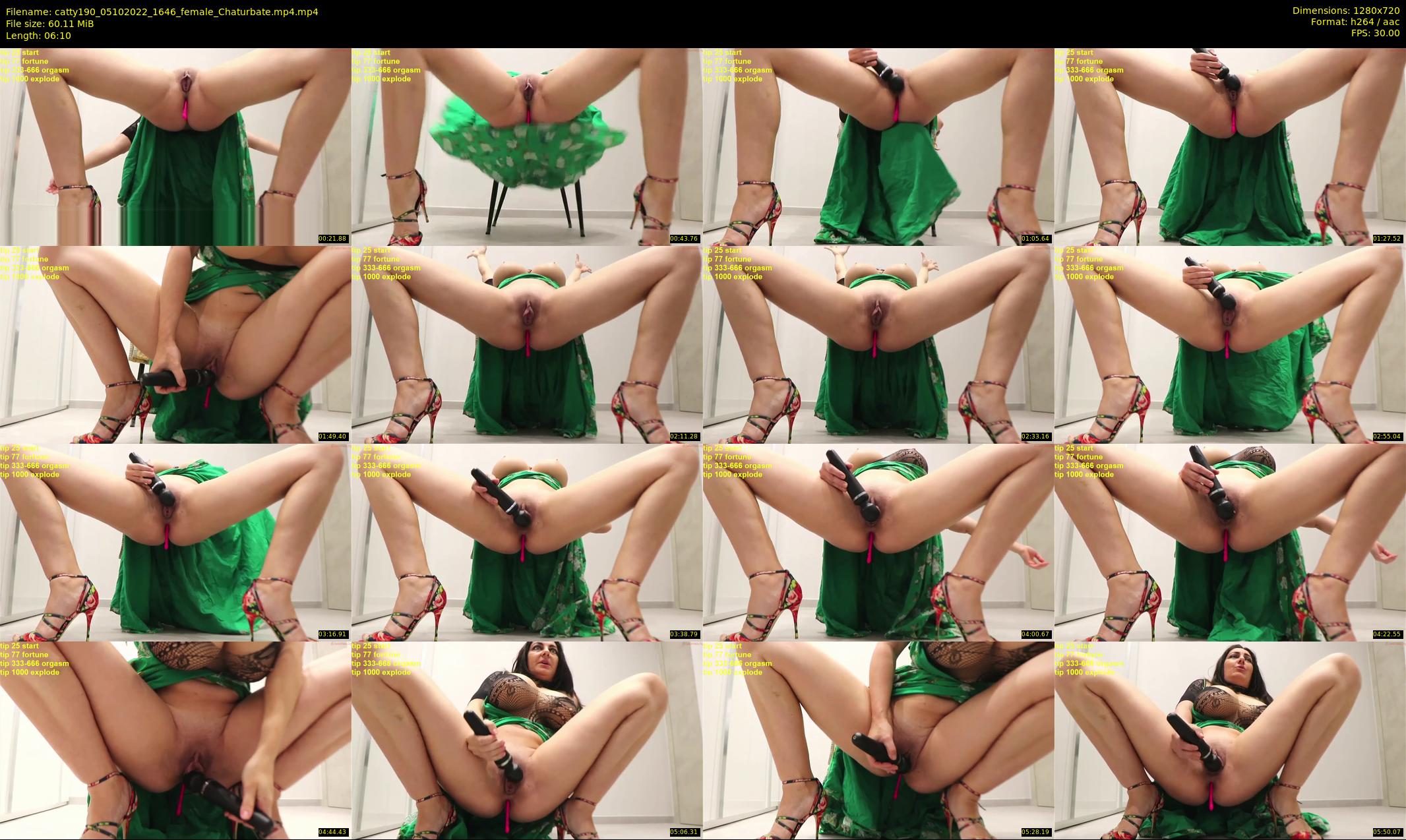 catty190 — 7 minute Chaturbate female cam show recording, 720p, Oct 5, 2022