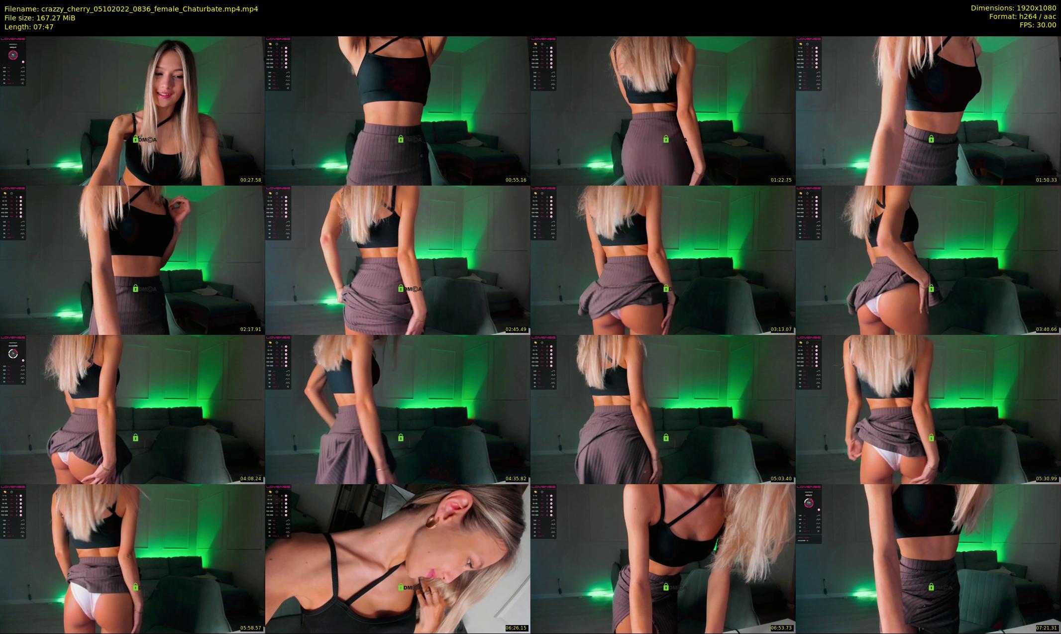crazzy_cherry — 8 minute Chaturbate female cam show recording, 1080p, Oct 5, 2022