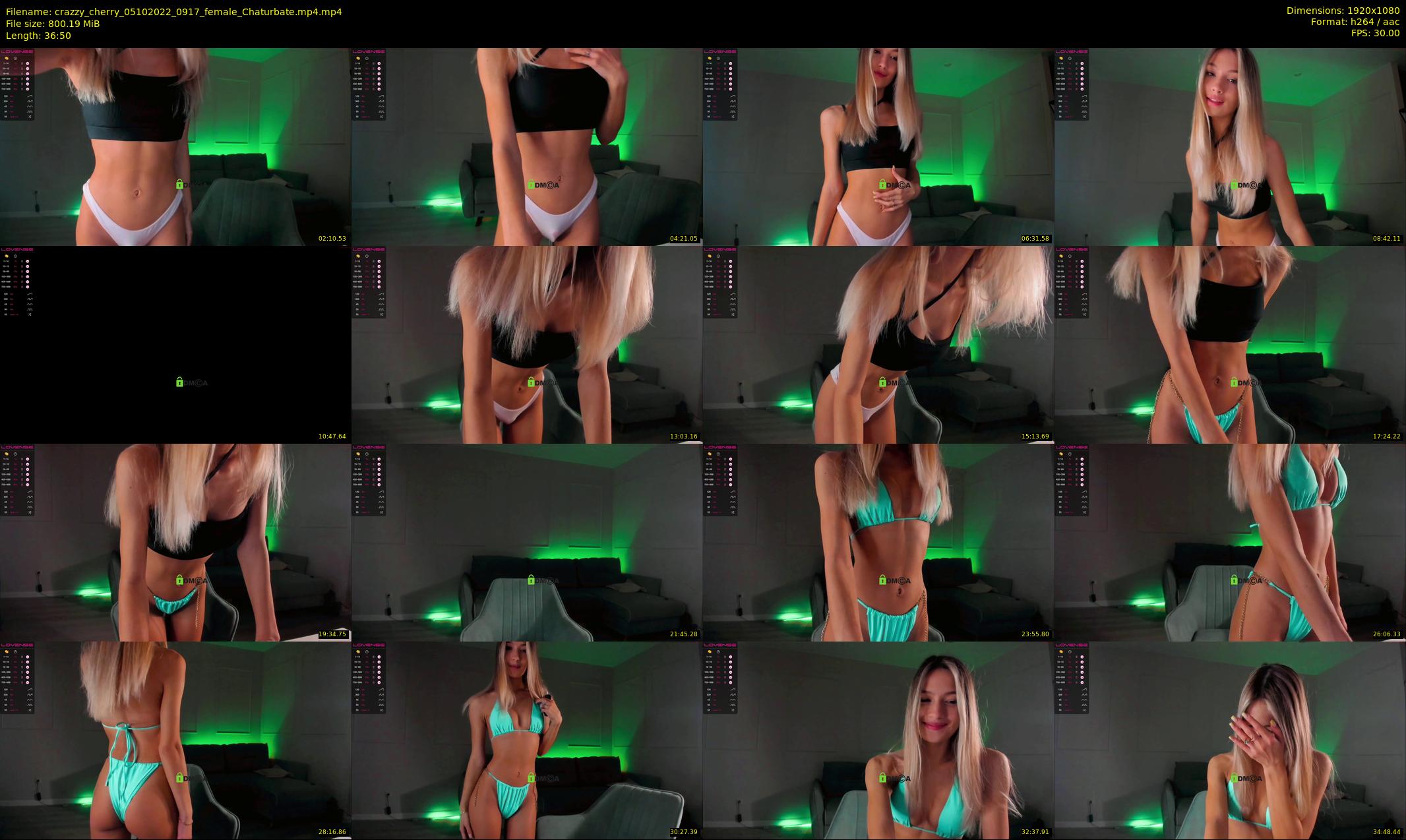 crazzy_cherry — 37 minute Chaturbate female cam show recording, 1080p, Oct 5, 2022