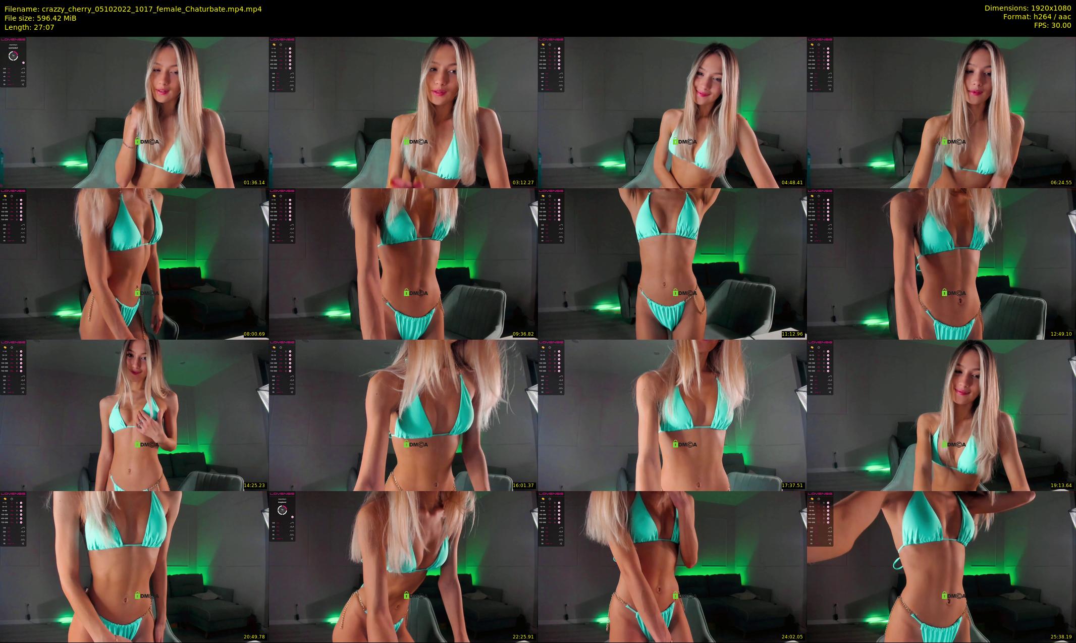 crazzy_cherry — 28 minute Chaturbate female cam show recording, 1080p, Oct 5, 2022