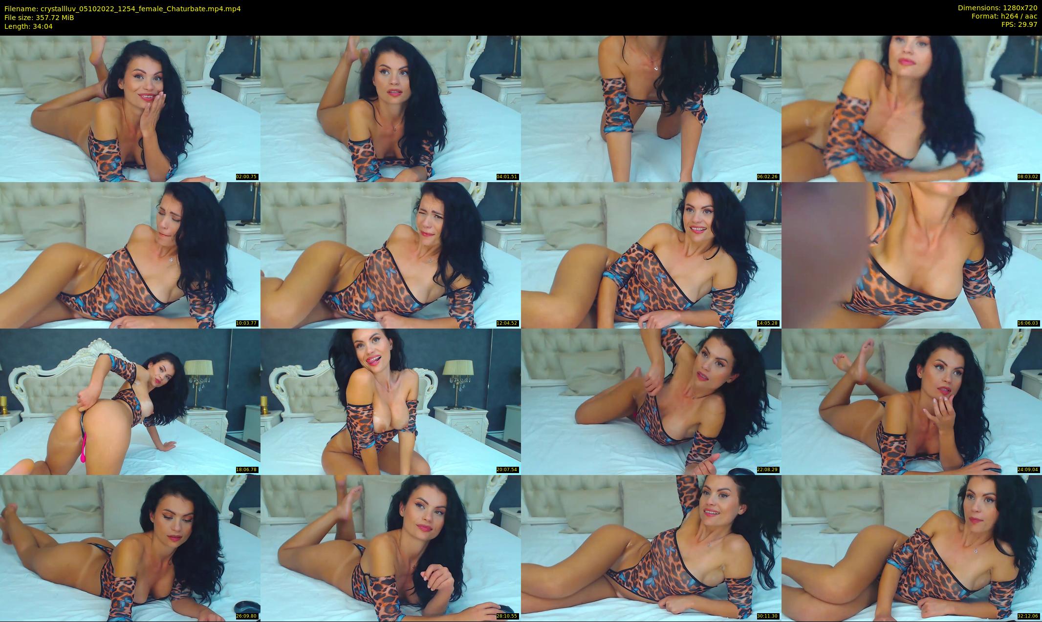 crystallluv — 35 minute Chaturbate female cam show recording, 720p, Oct 5, 2022