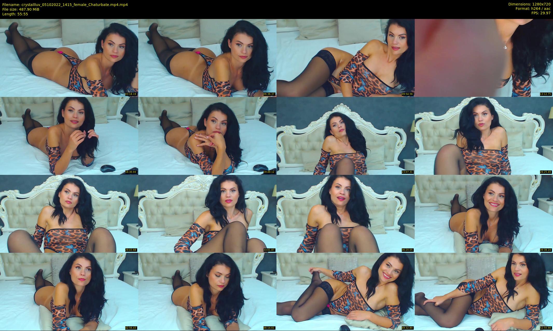 crystallluv — 56 minute Chaturbate female cam show recording, 720p, Oct 5, 2022