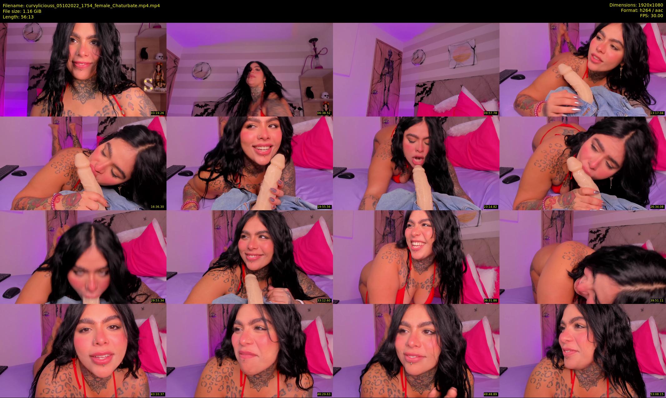 curvyliciouss — 57 minute Chaturbate female cam show recording, 1080p, Oct 5, 2022