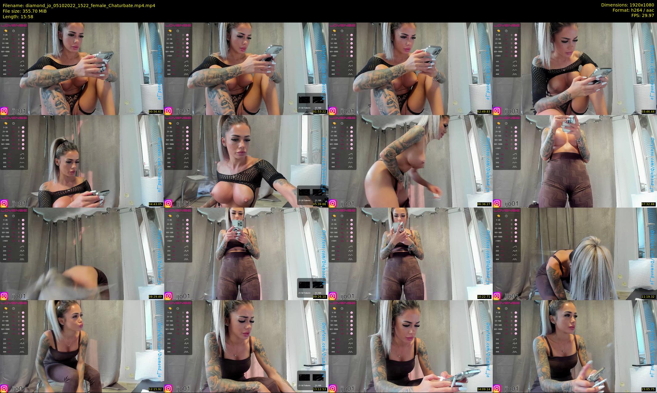 diamond_jo — 16 minute Chaturbate female cam show recording, 1080p, Oct 5, 2022