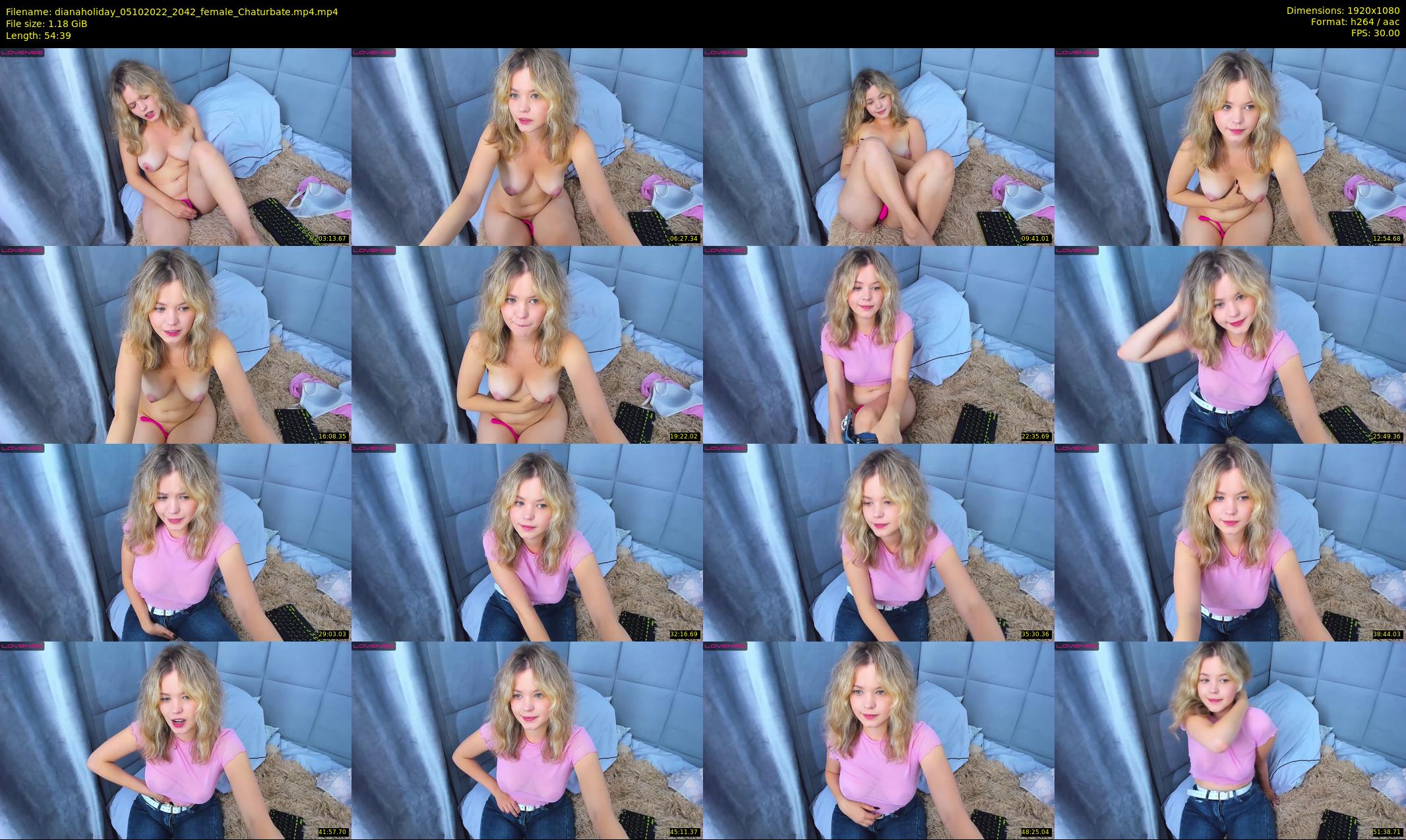 dianaholiday — 55 minute Chaturbate female cam show recording, 1080p, Oct 5, 2022