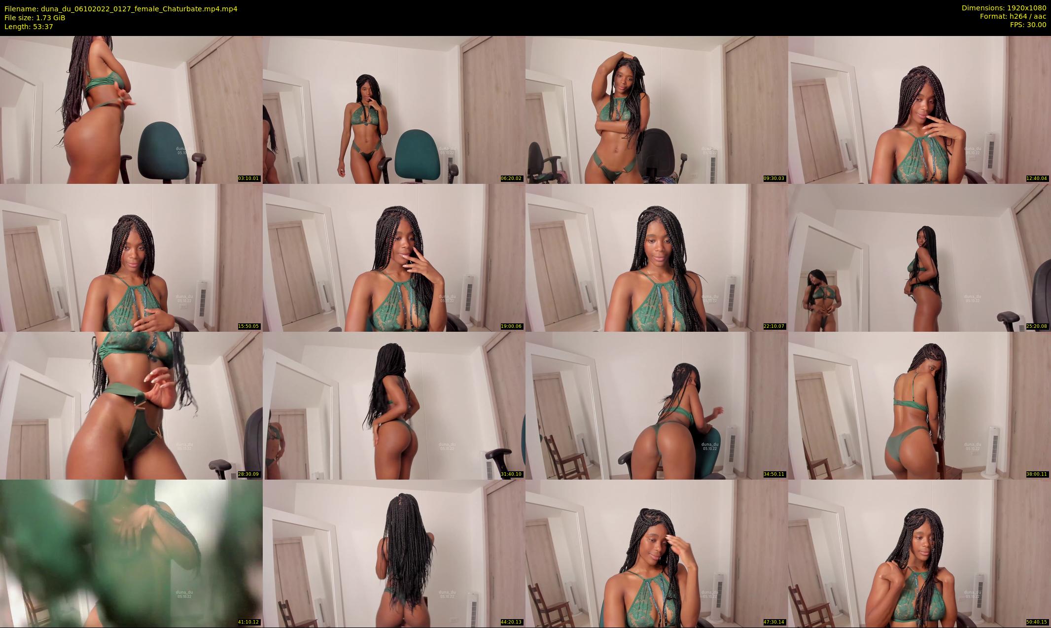 duna_du — 54 minute Chaturbate female cam show recording, 1080p, Oct 6, 2022