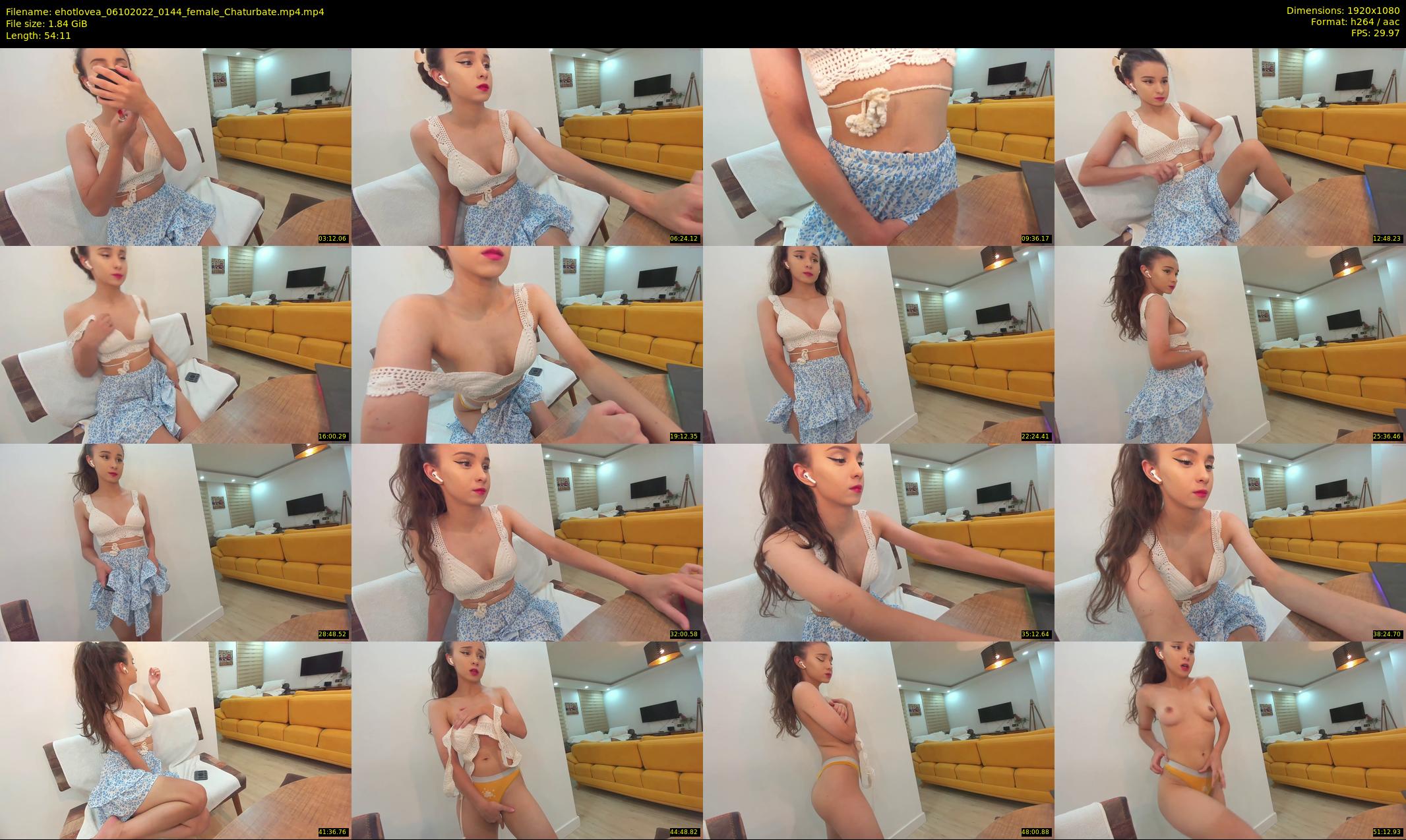 ehotlovea — 55 minute Chaturbate female cam show recording, 1080p, Oct 6, 2022