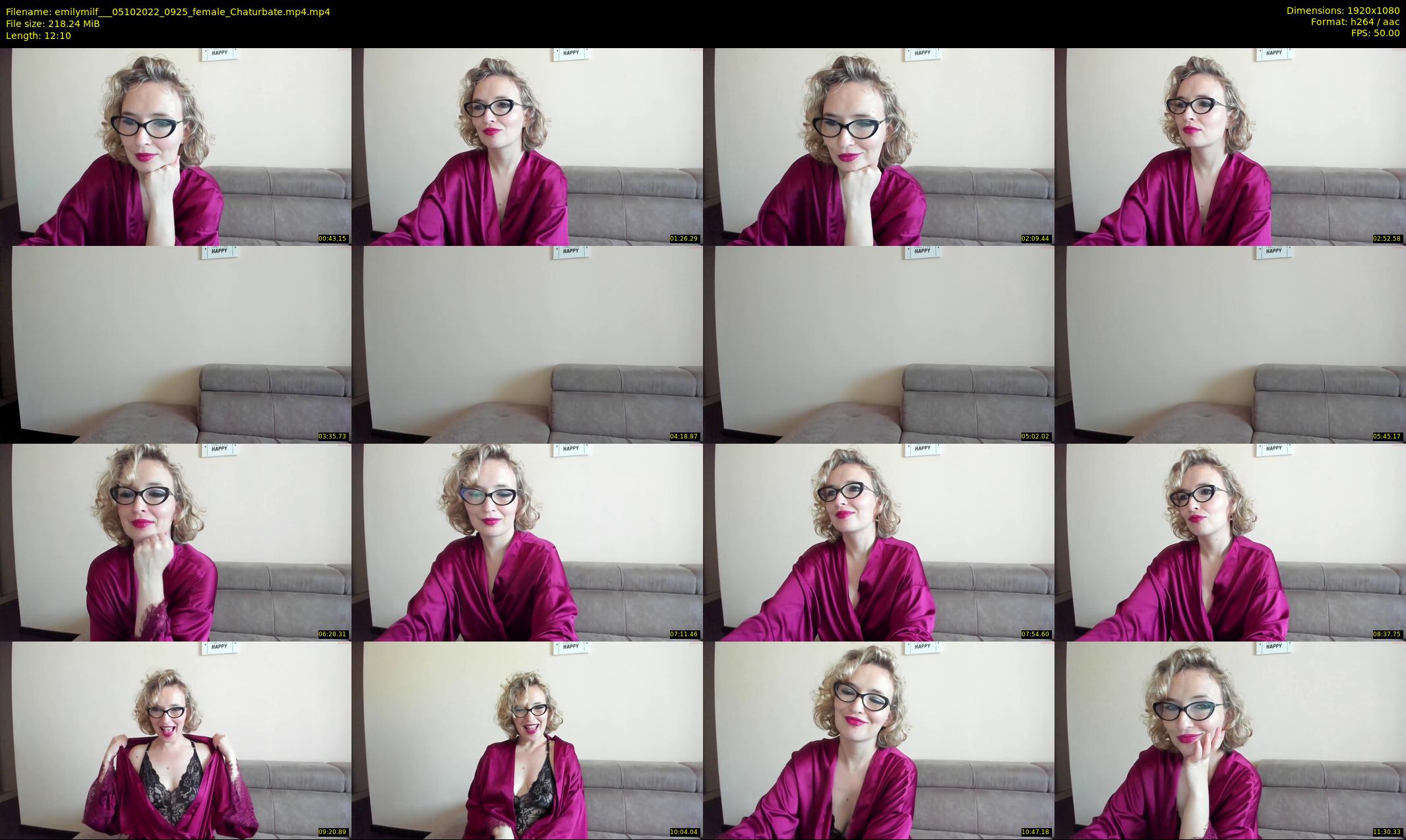 emilymilf__ — 13 minute Chaturbate female cam show recording, 1080p, Oct 5, 2022