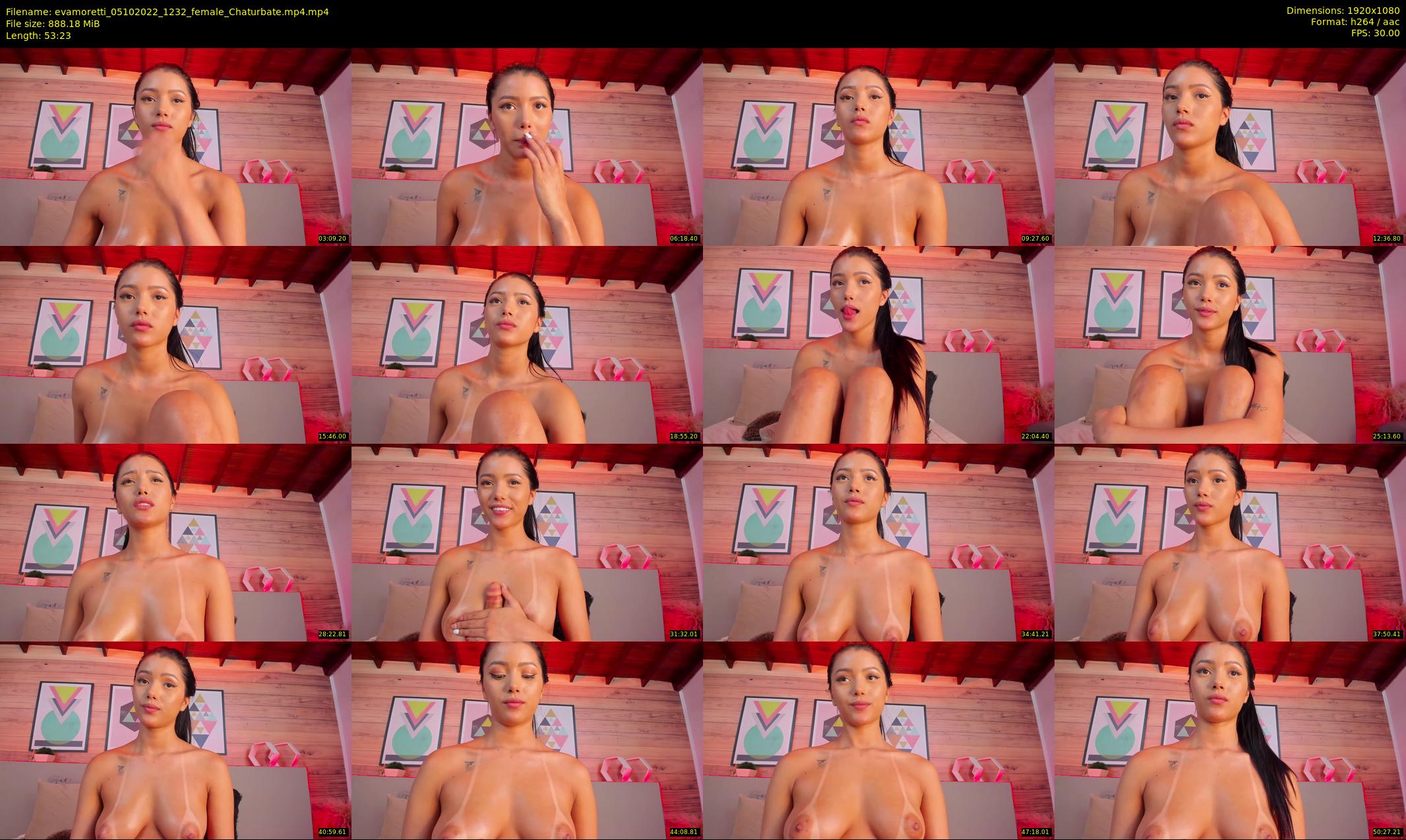 evamoretti — 54 minute Chaturbate female cam show recording, 1080p, Oct 5, 2022