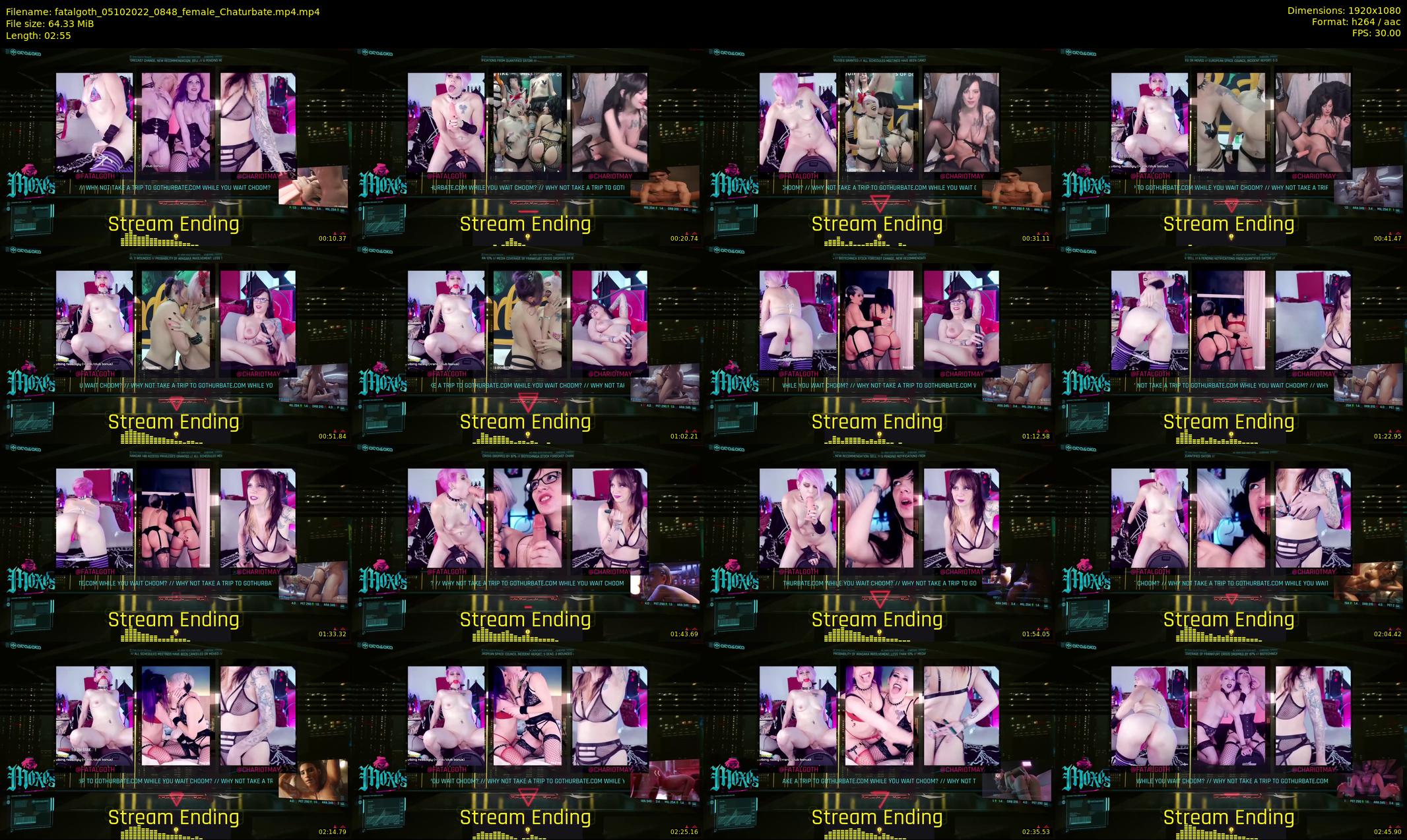 fatalgoth — 3 minute Chaturbate couple cam show recording, 1080p, Oct 5, 2022