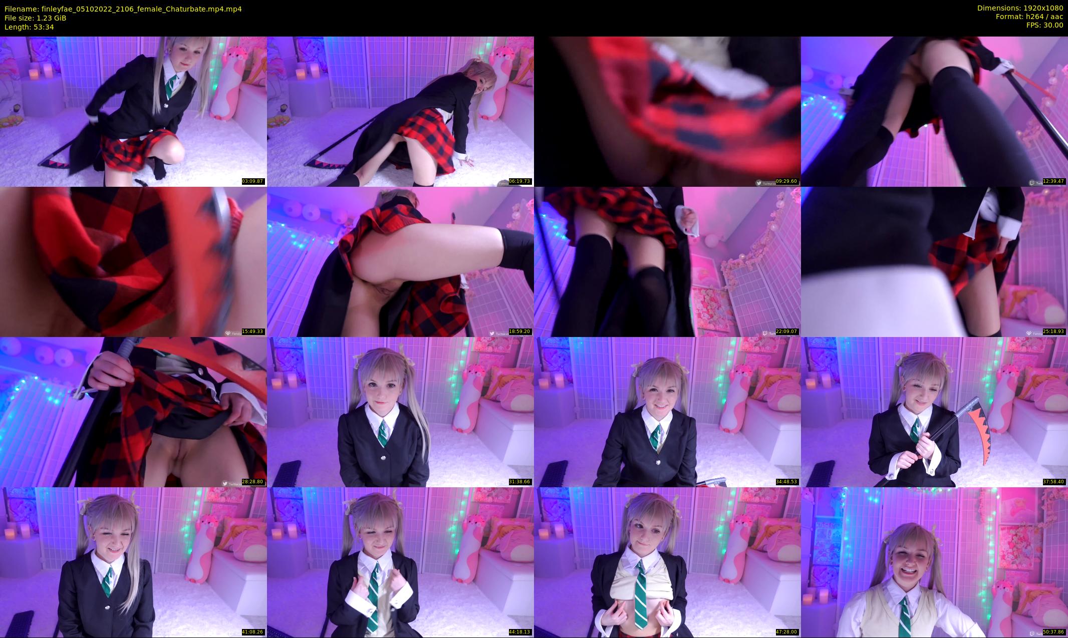 finleyfae — 54 minute Chaturbate female cam show recording, 1080p, Oct 5, 2022