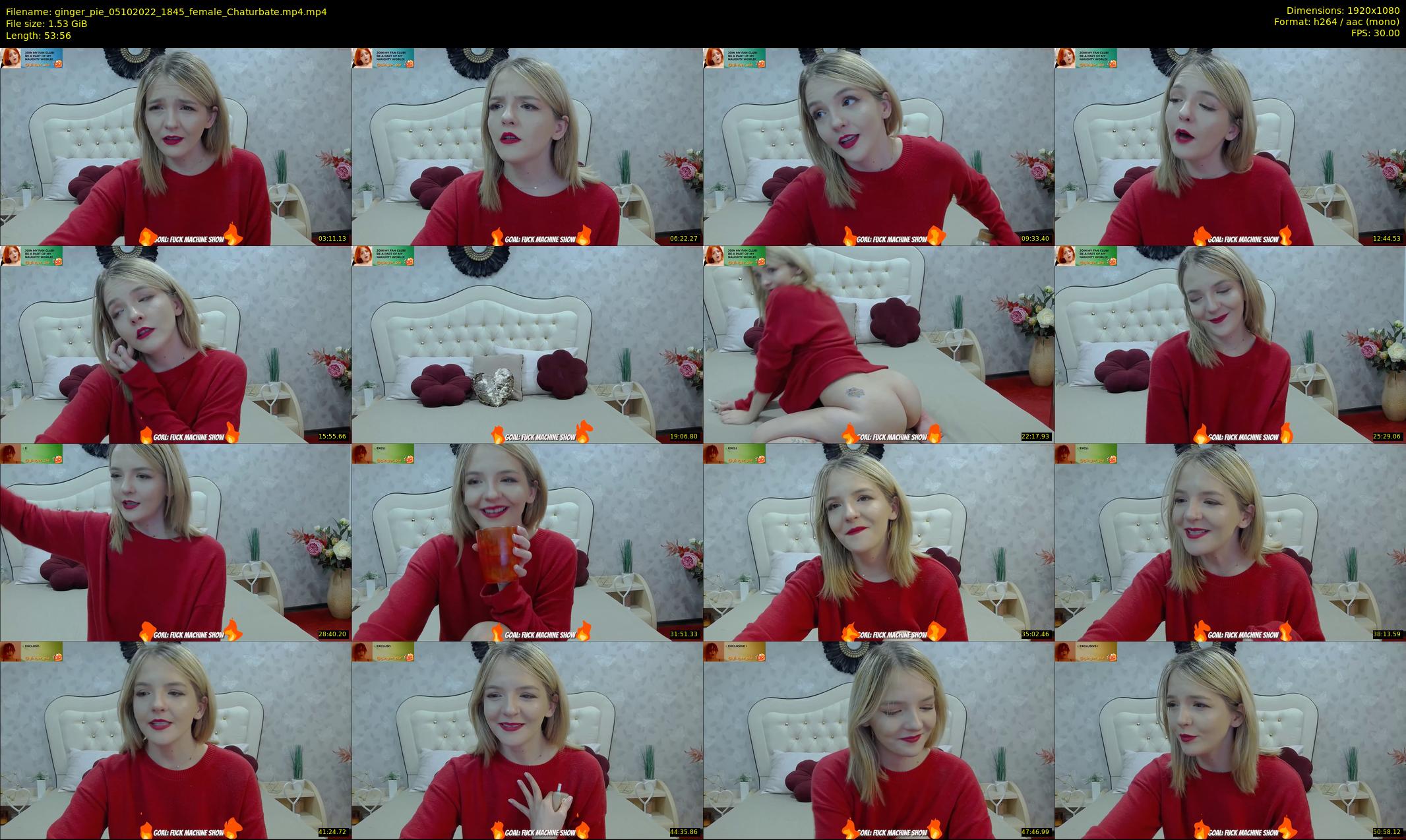 ginger_pie — 54 minute Chaturbate female cam show recording, 1080p, Oct 5, 2022