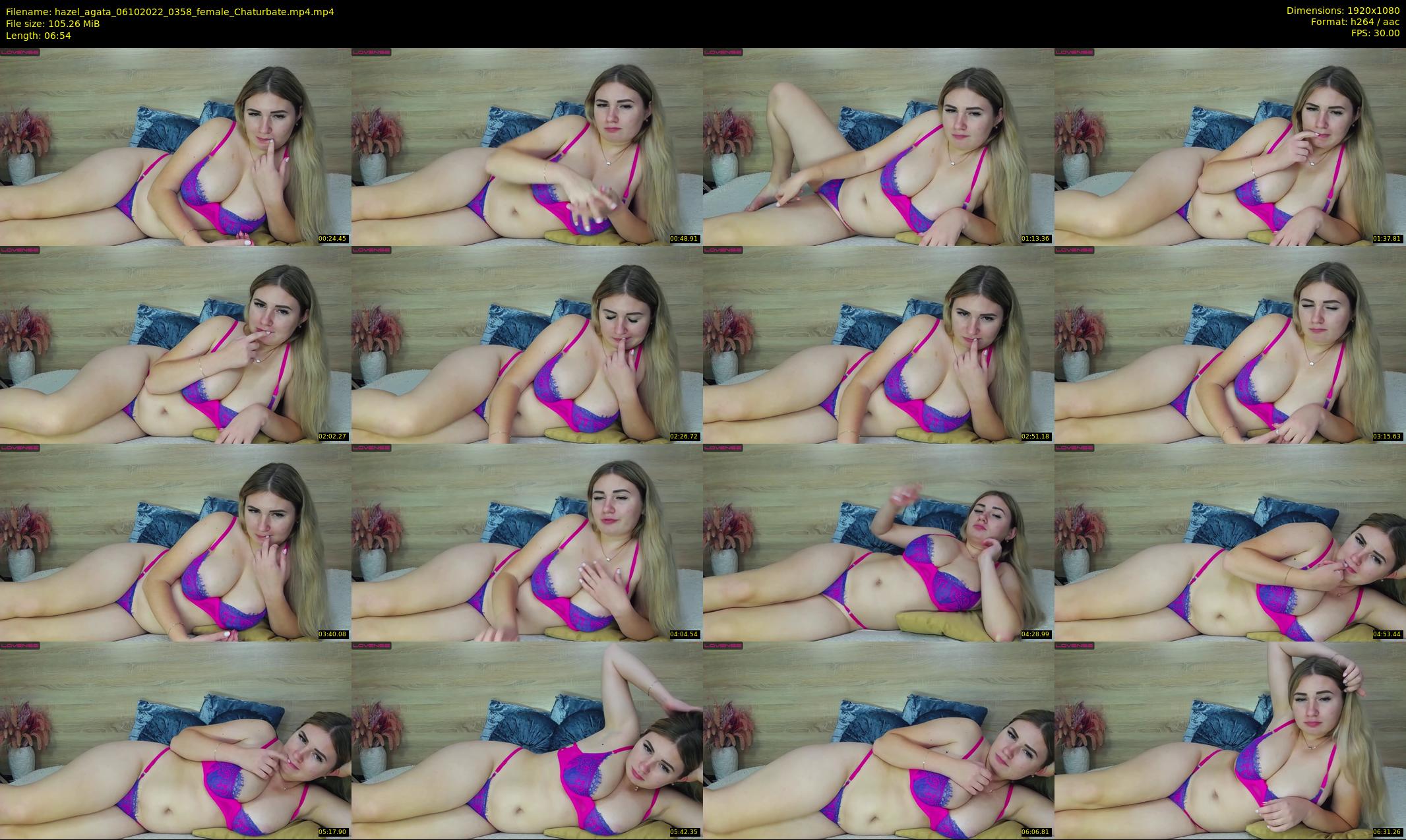 hazel_agata — 7 minute Chaturbate female cam show recording, 1080p, Oct 6, 2022