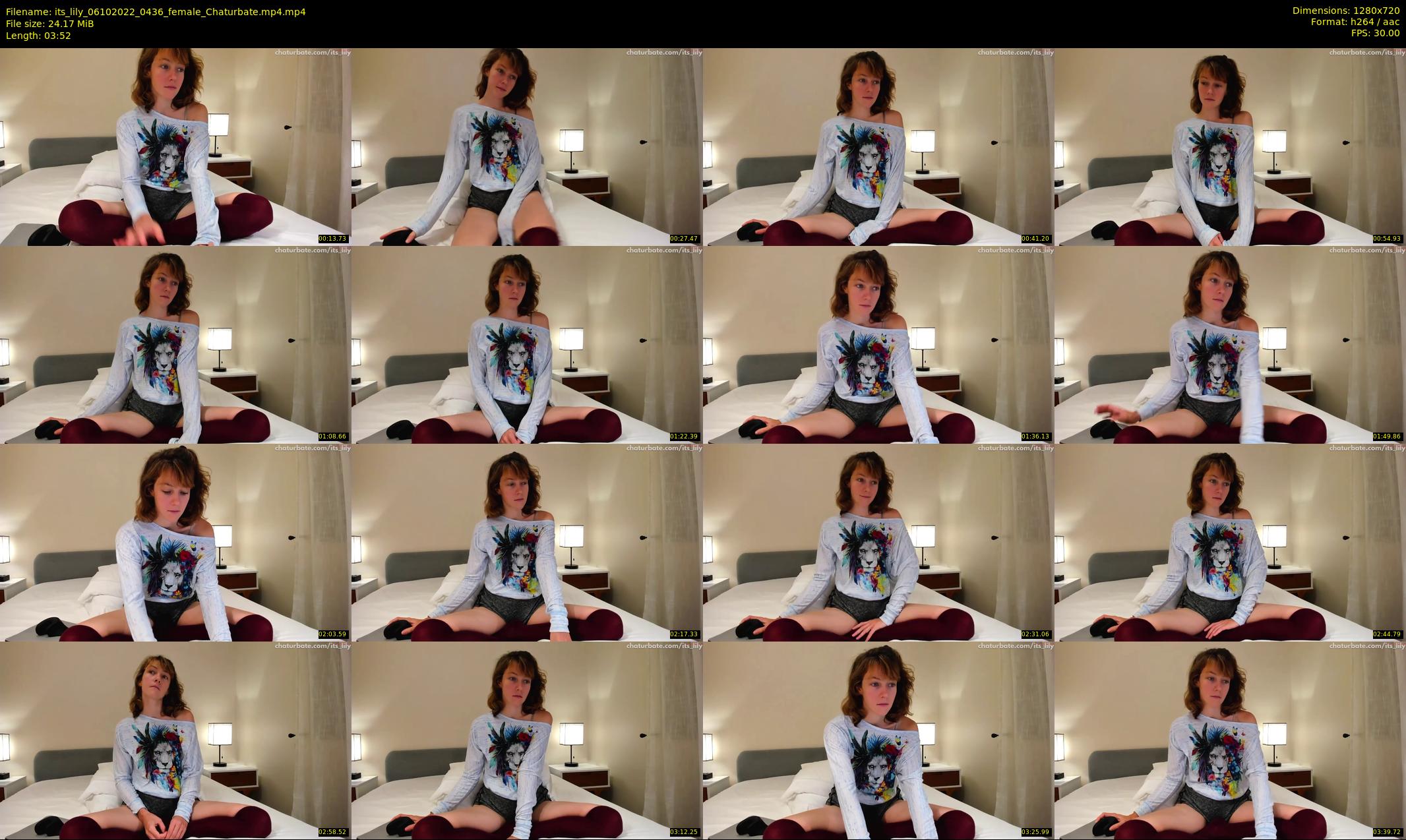 its_lily — 4 minute Chaturbate female cam show recording, 720p, Oct 6, 2022