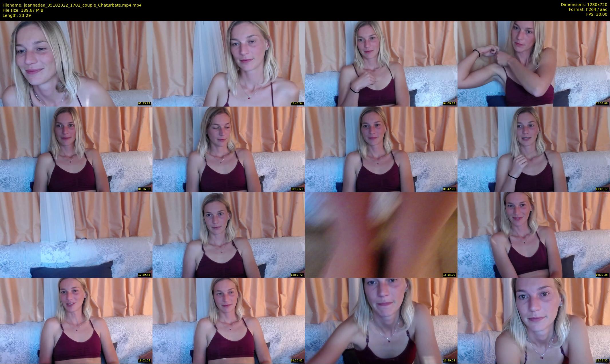 joannadea — 24 minute Chaturbate female cam show recording, 720p, Oct 5, 2022
