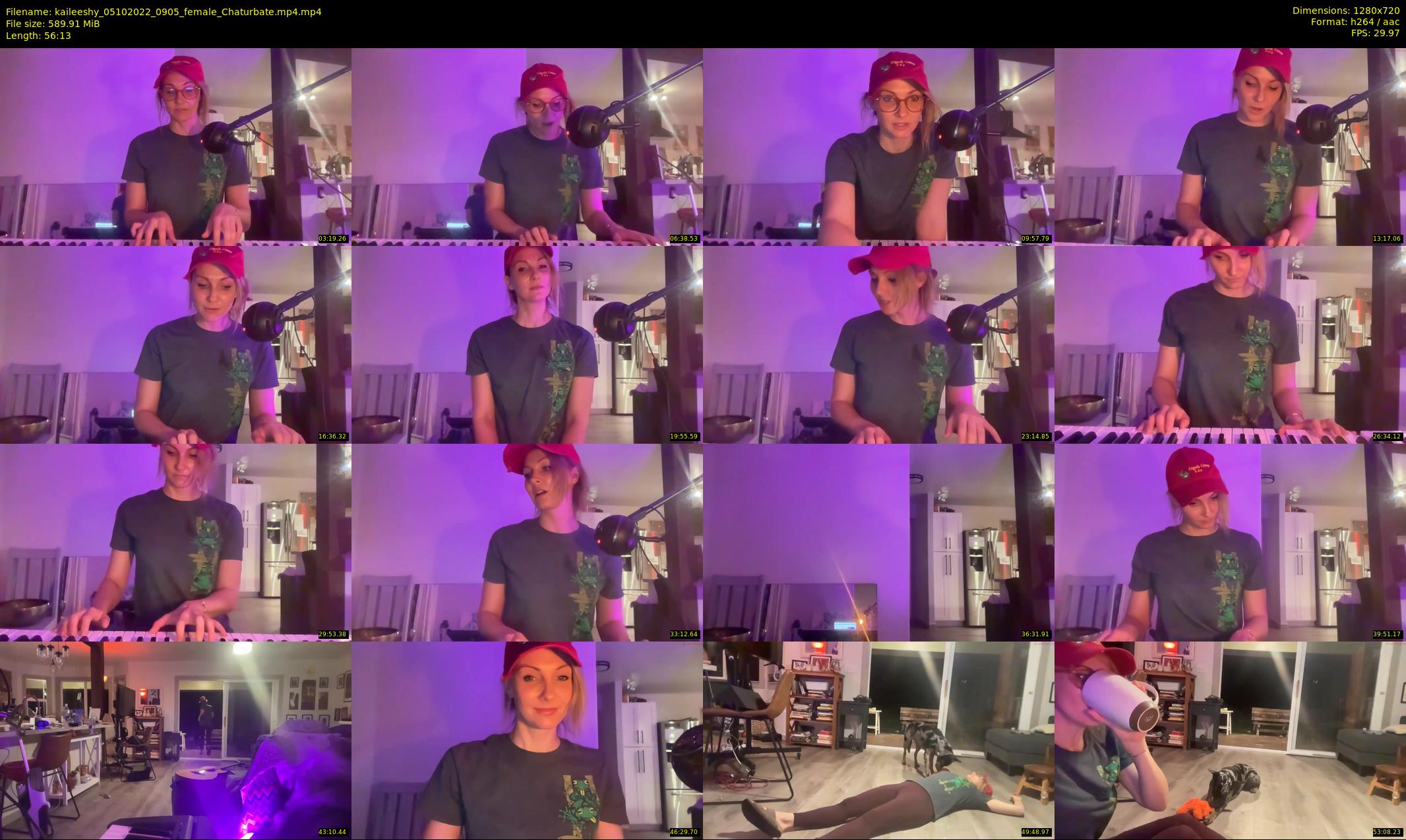 kaileeshy — 57 minute Chaturbate female cam show recording, 720p, Oct 5, 2022