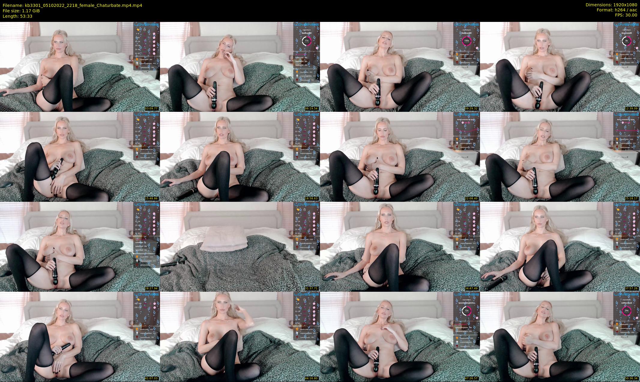 kb3301 — 54 minute Chaturbate couple cam show recording, 1080p, Oct 5, 2022
