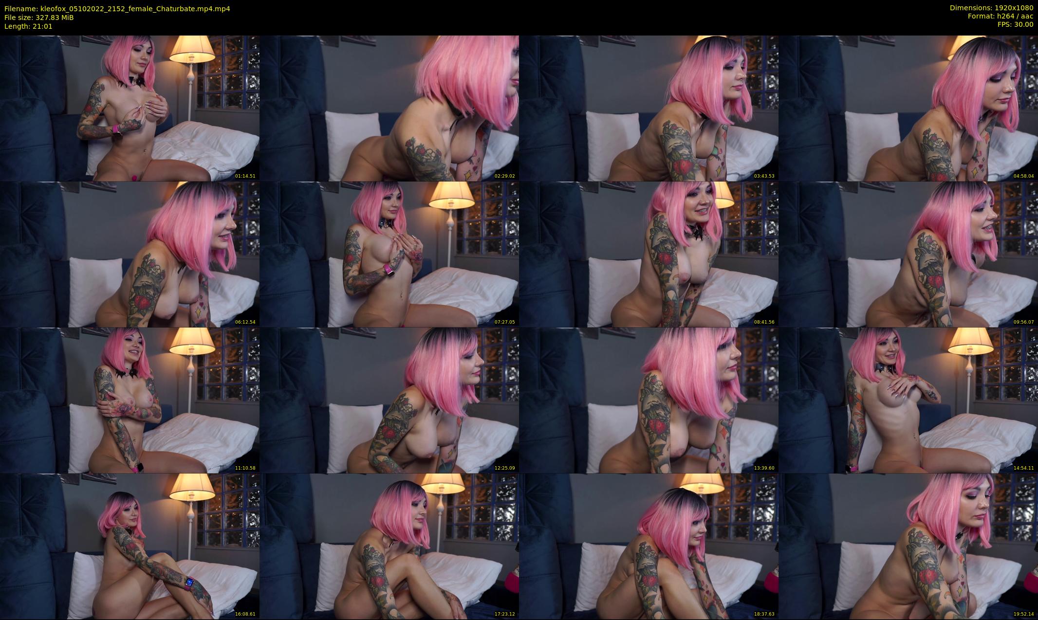 kleofox — 22 minute Chaturbate female cam show recording, 1080p, Oct 5, 2022