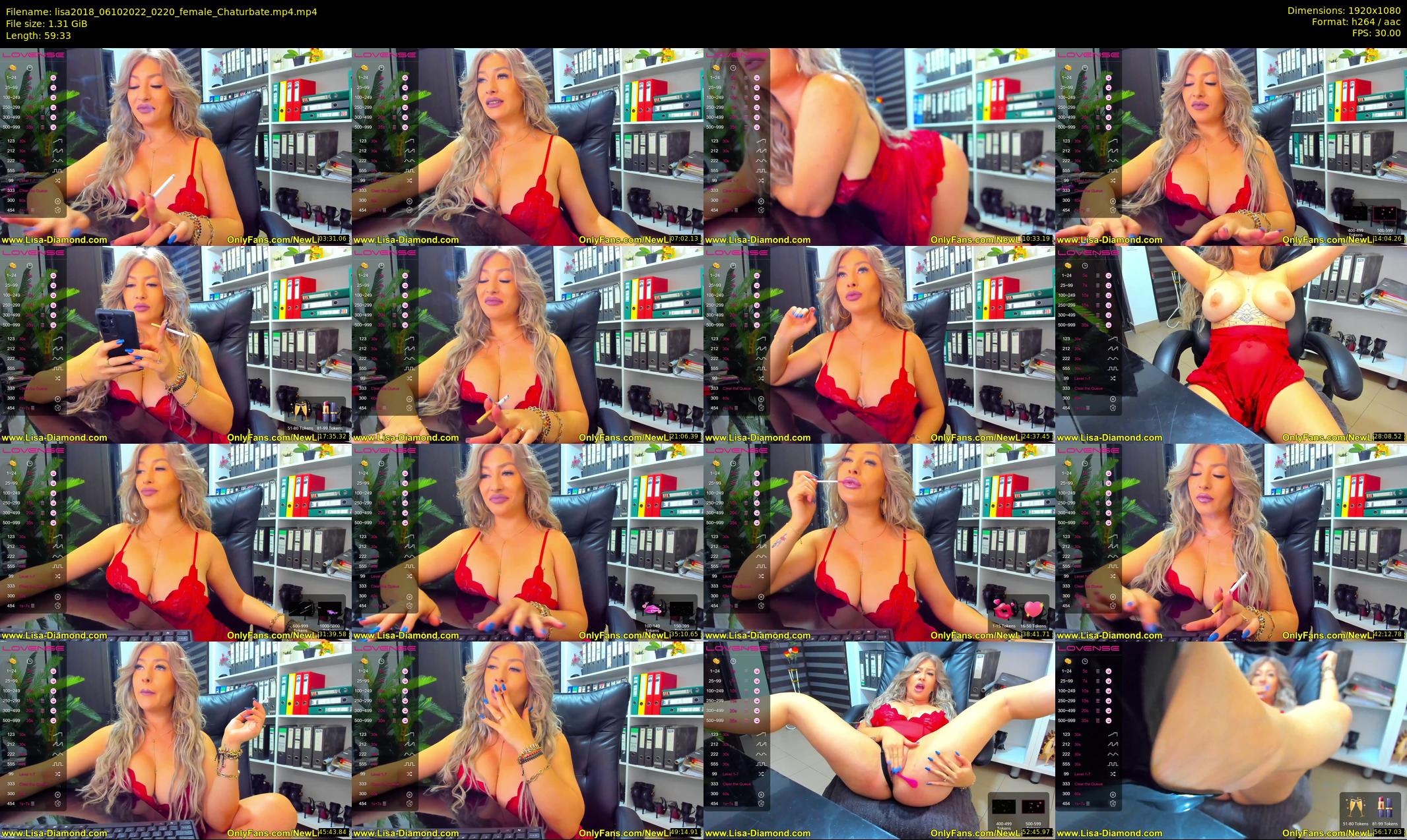 lisa2018 — 60 minute Chaturbate female cam show recording, 1080p, Oct 6, 2022
