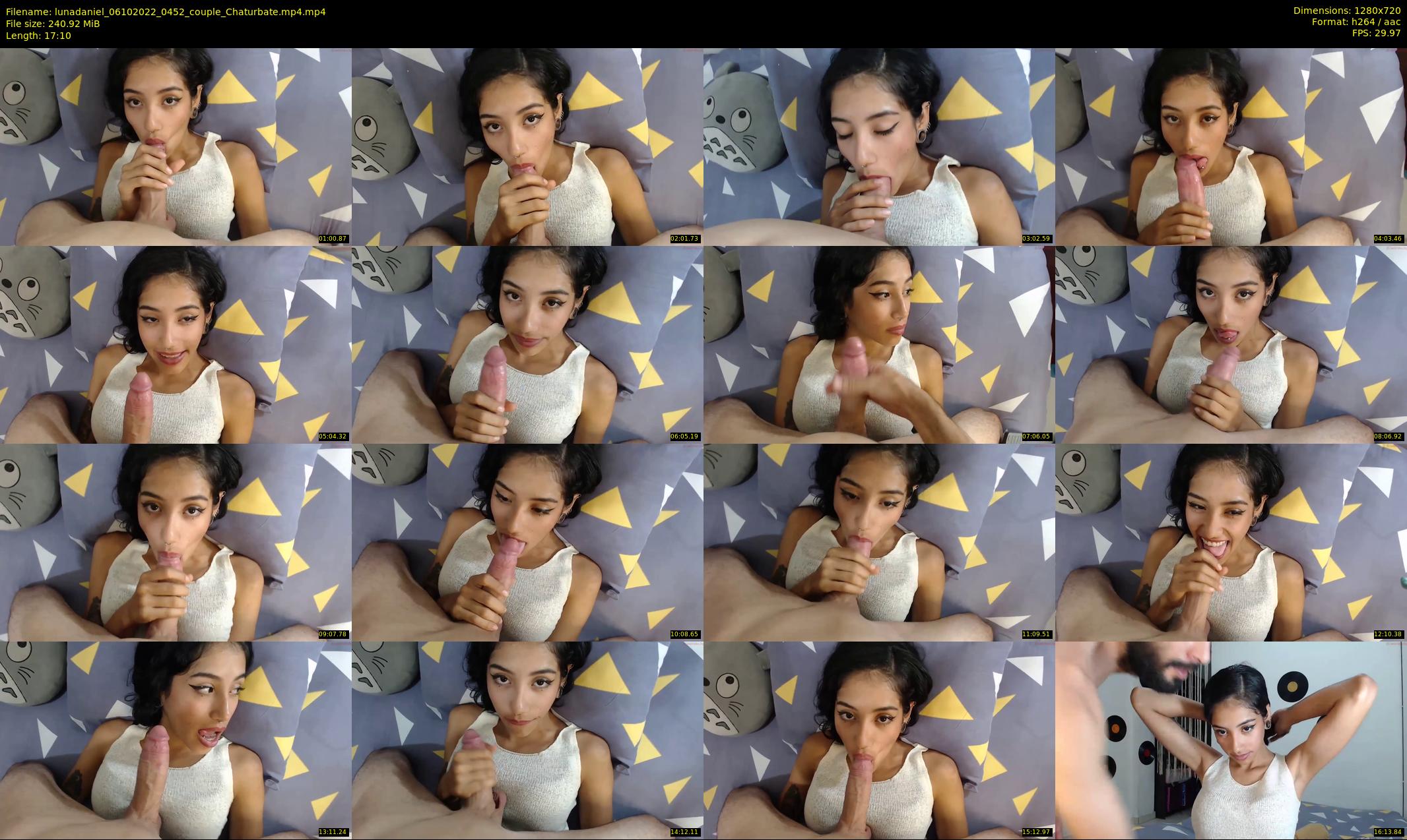 lunadaniel — 18 minute Chaturbate couple cam show recording, 720p, Oct 6, 2022
