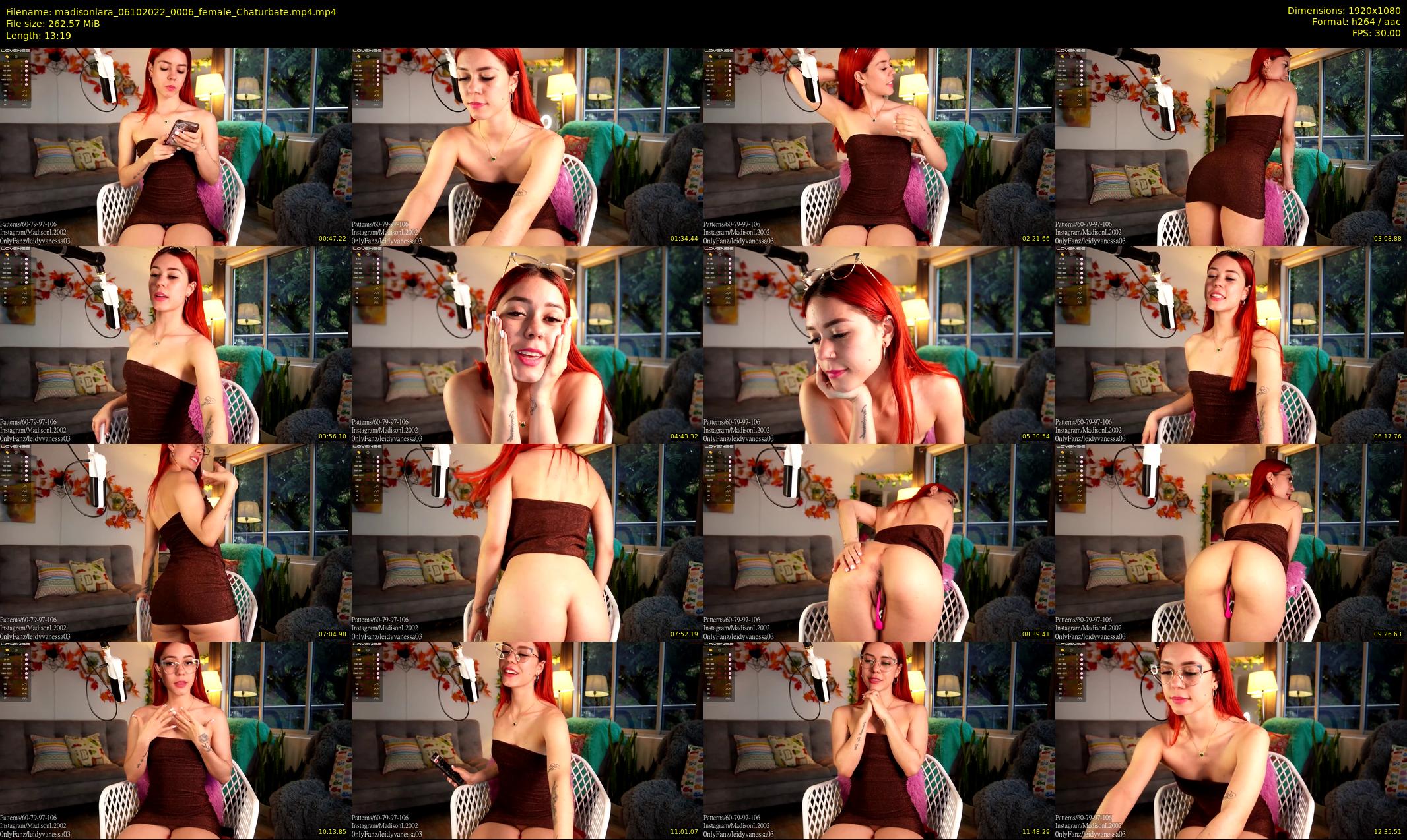 madisonlara — 14 minute Chaturbate female cam show recording, 1080p, Oct 6, 2022