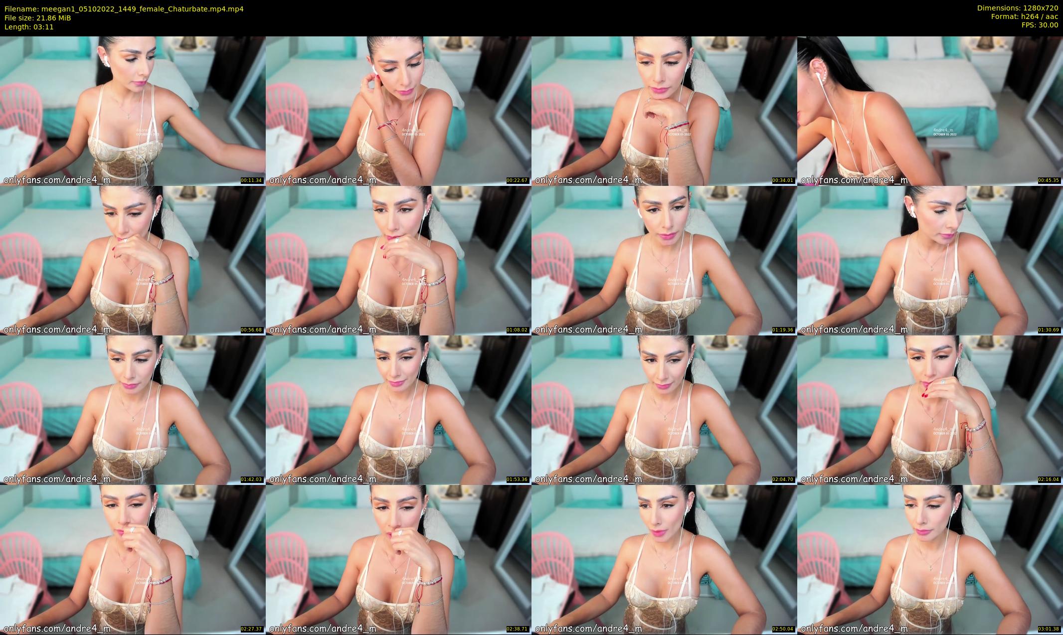 meegan1 — 4 minute Chaturbate female cam show recording, 720p, Oct 5, 2022