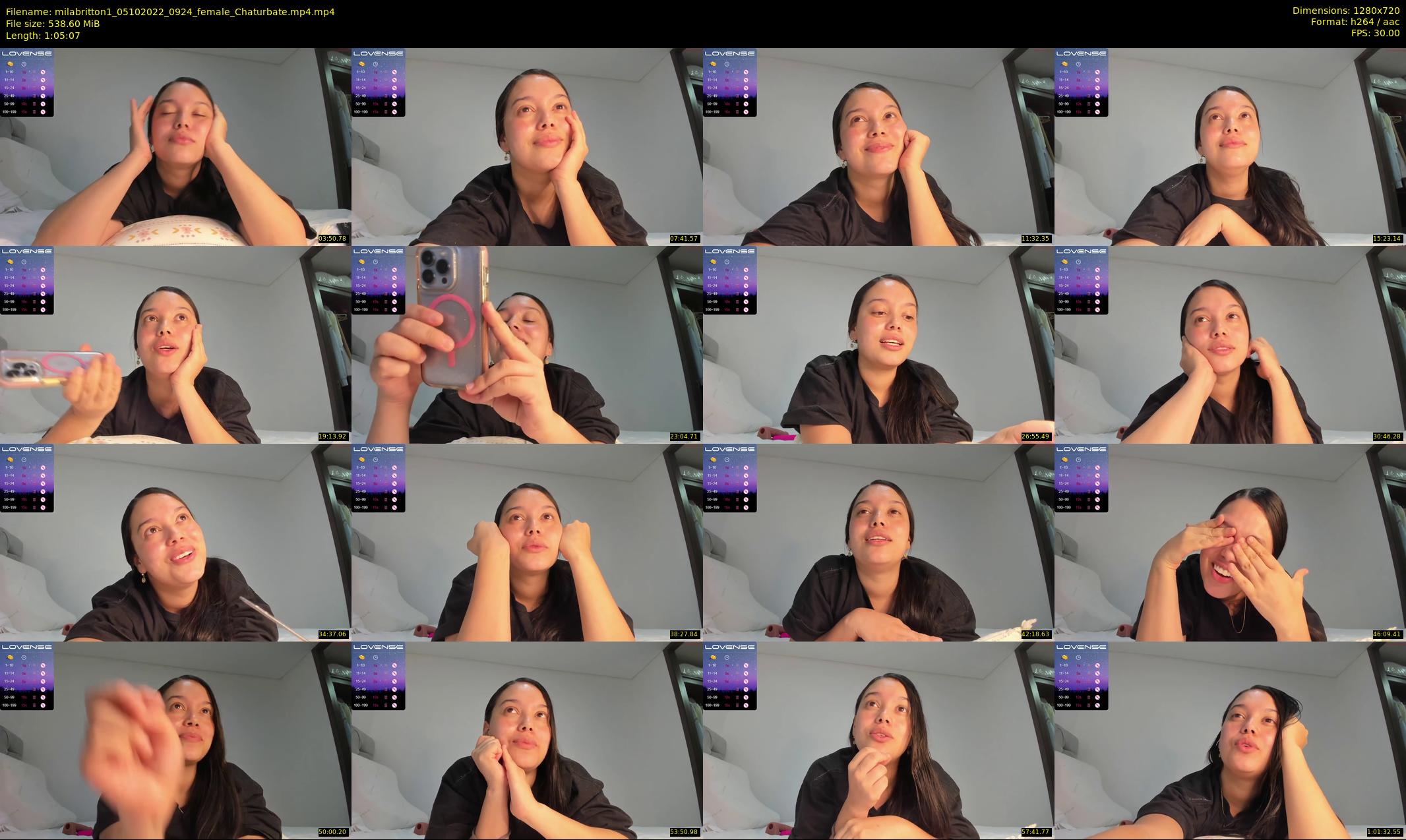 milabritton1 — 66 minute Chaturbate female cam show recording, 720p, Oct 5, 2022