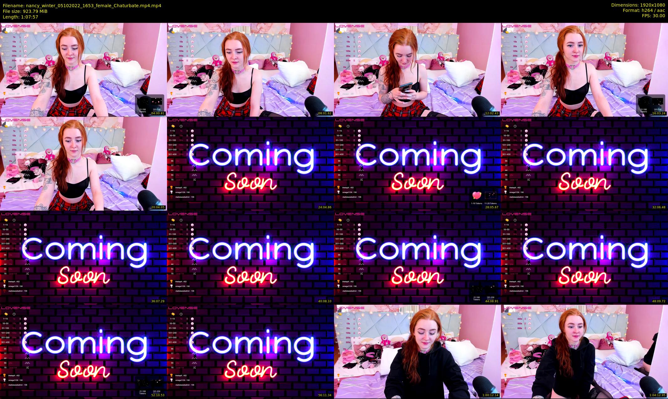 nancy_winter — 68 minute Chaturbate female cam show recording, 1080p, Oct 5, 2022