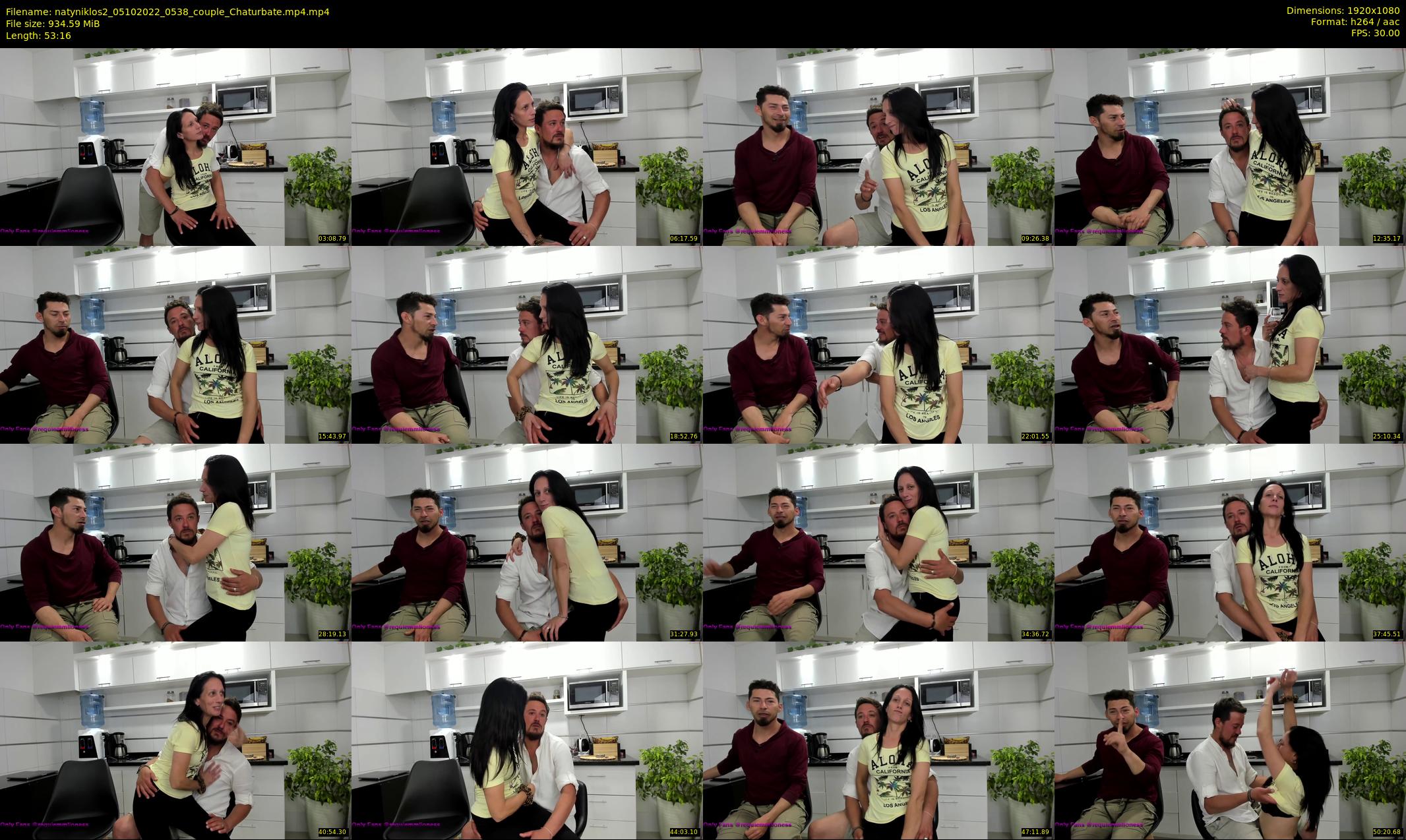 natyniklos2 — 54 minute Chaturbate couple cam show recording, 1080p, Oct 5, 2022