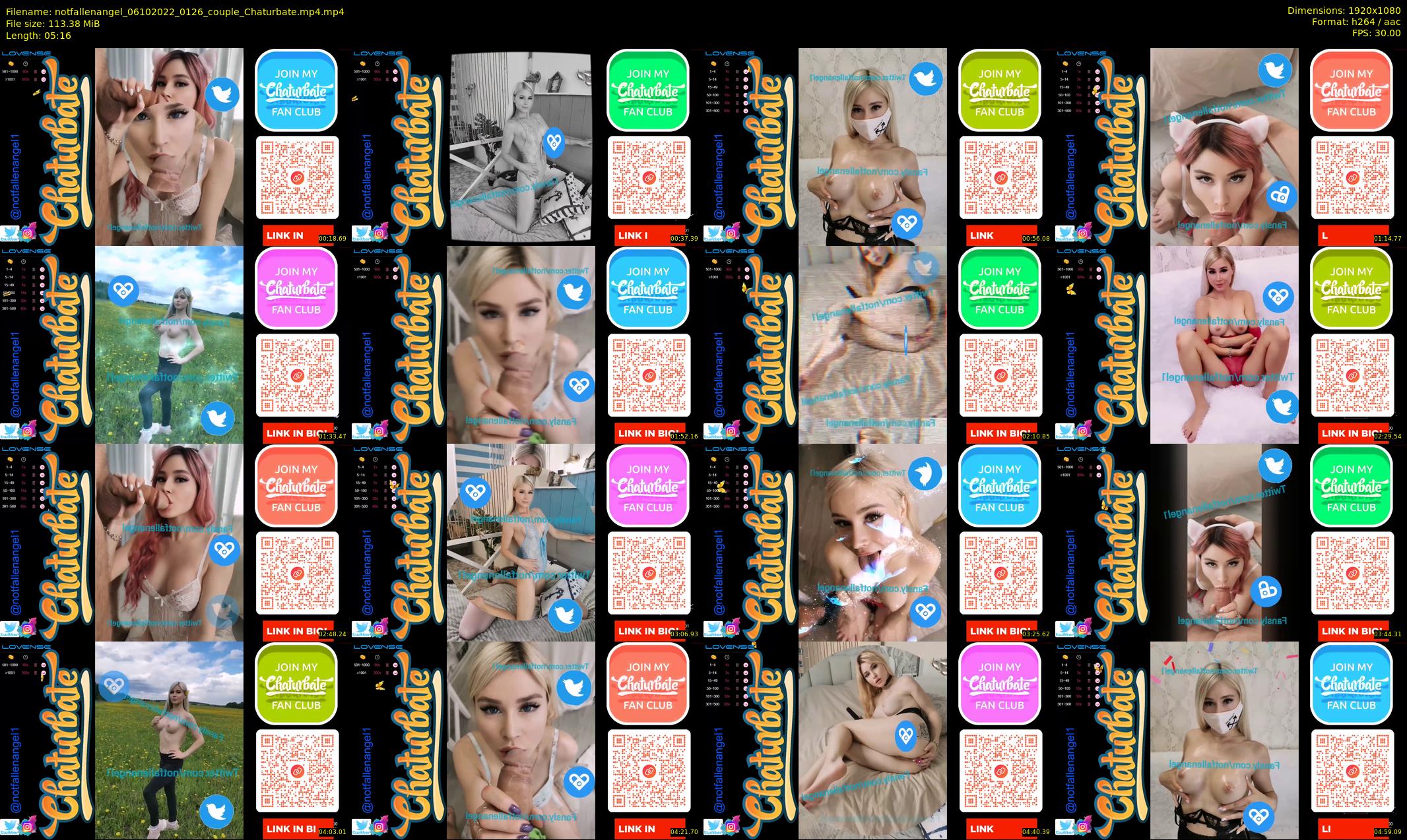 notfallenangel — 6 minute Chaturbate couple cam show recording, 1080p, Oct 6, 2022