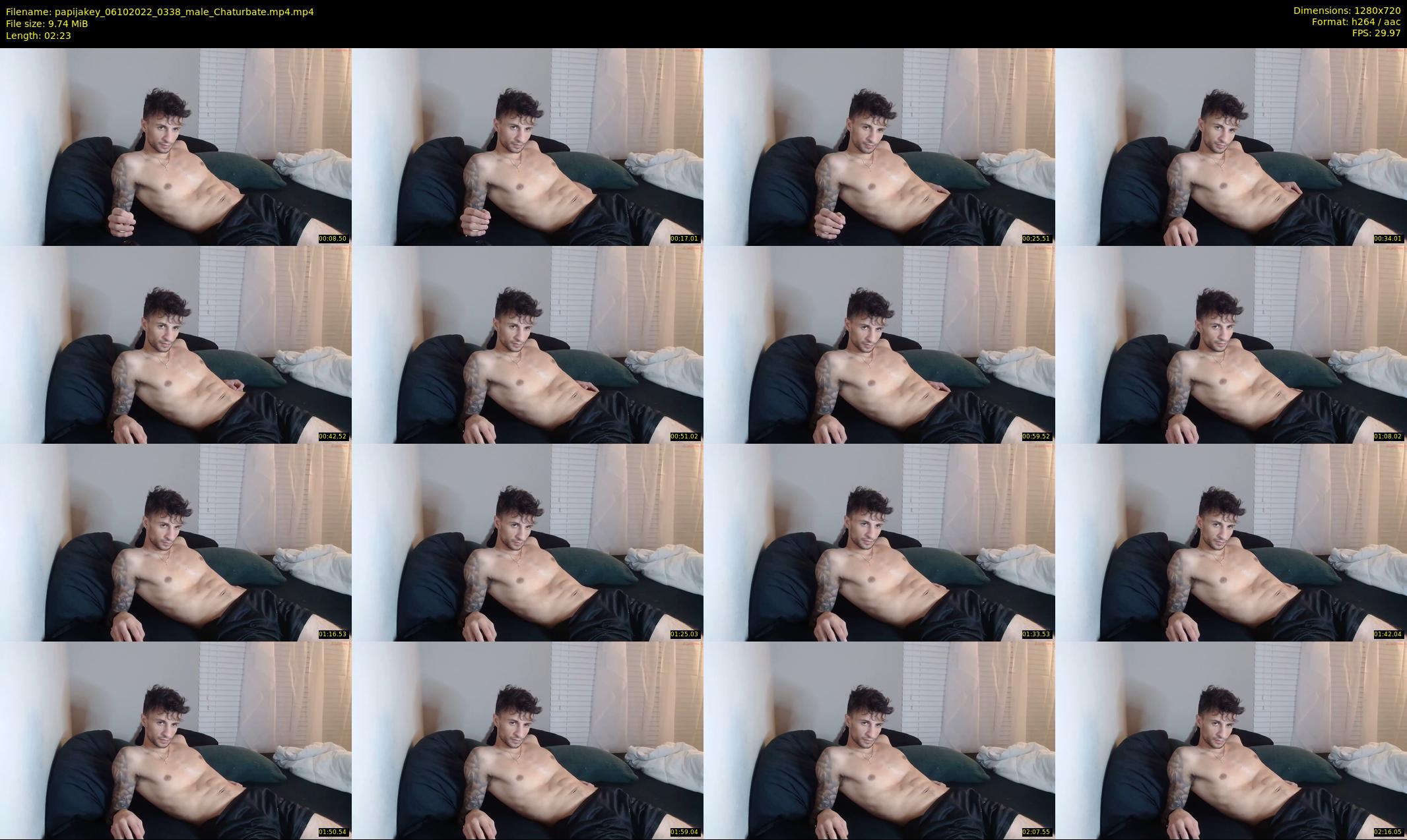 papijakey — 3 minute Chaturbate male cam show recording, 720p, Oct 6, 2022