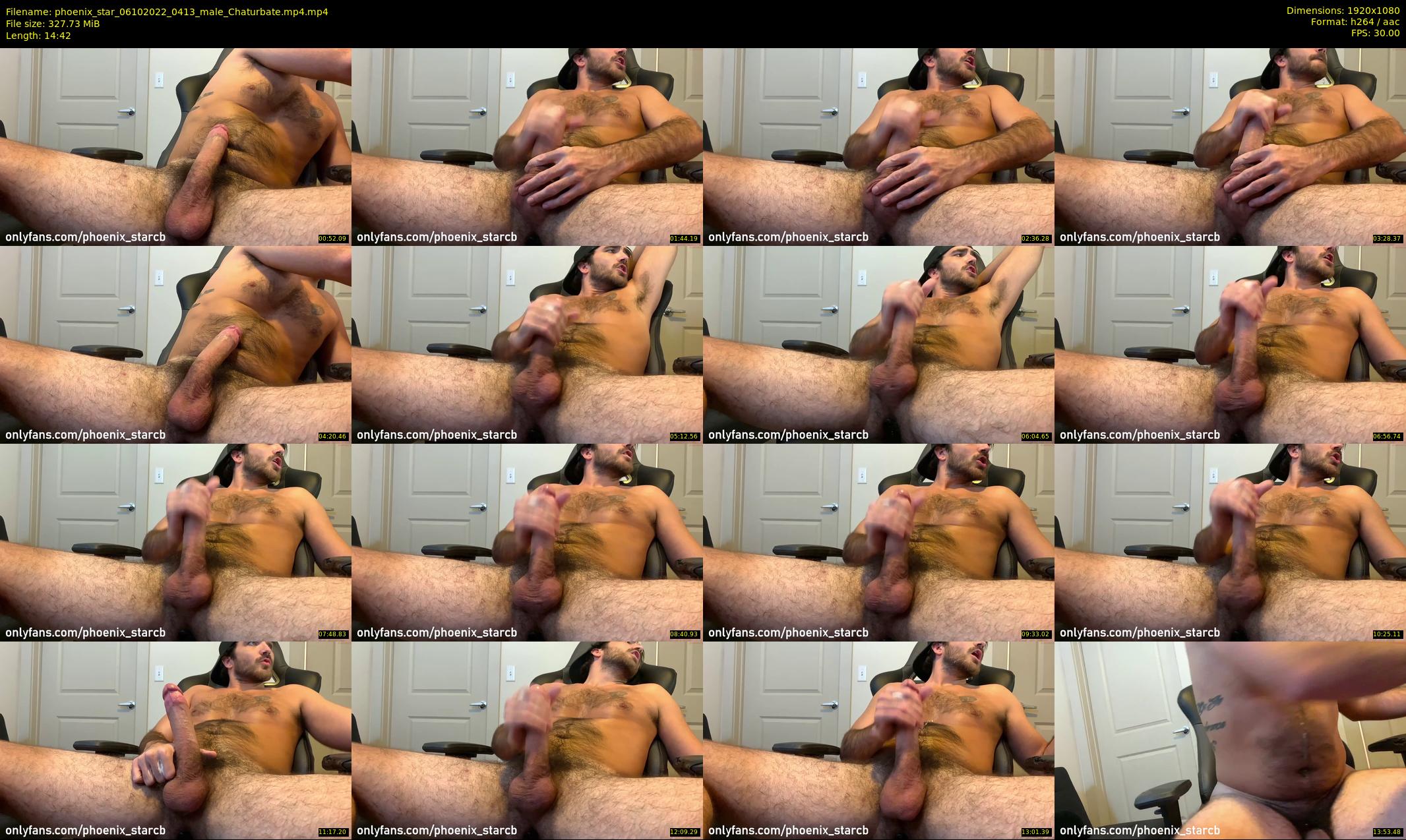 phoenix_star — 15 minute Chaturbate male cam show recording, 1080p, Oct 6, 2022