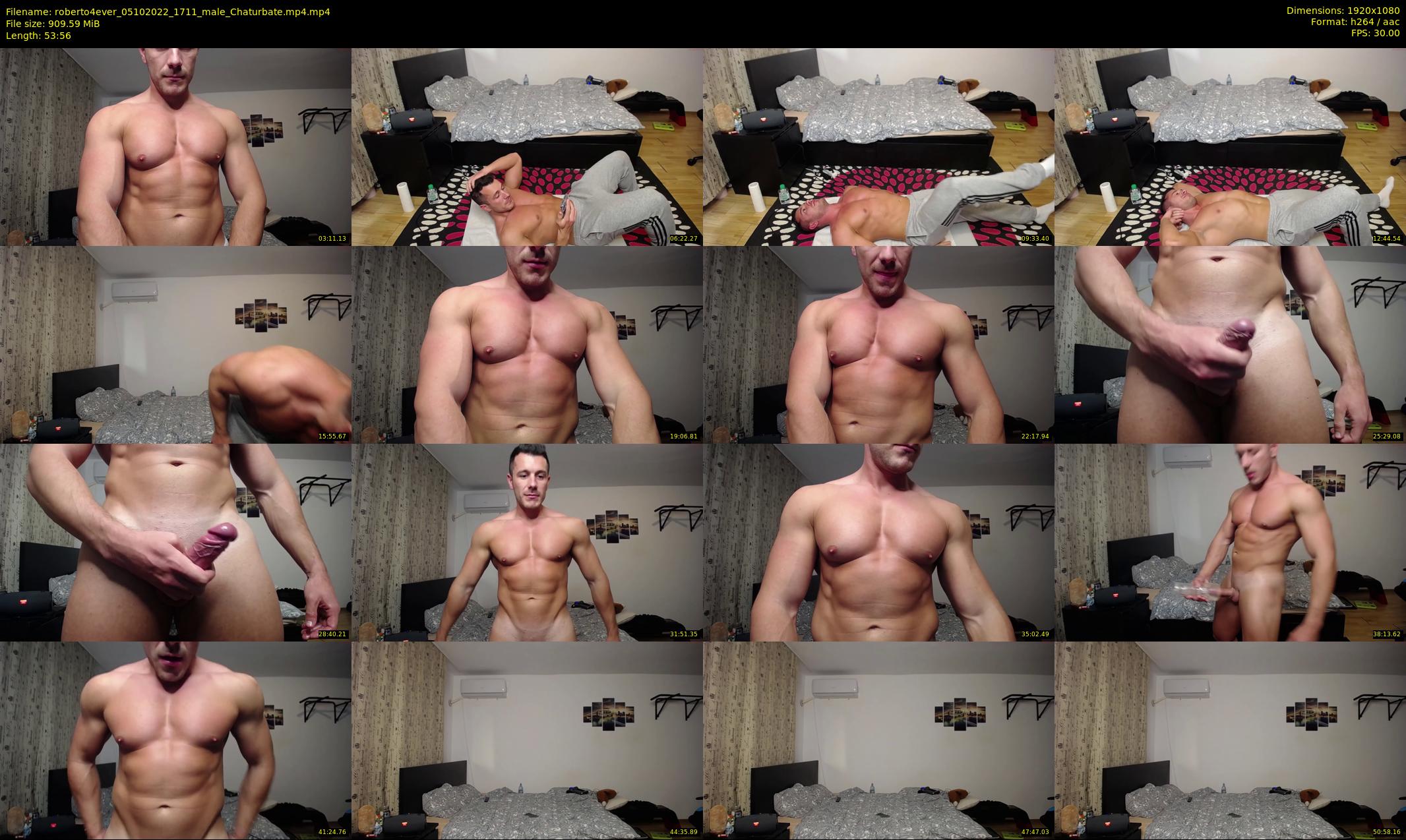 roberto4ever — 54 minute Chaturbate male cam show recording, 1080p, Oct 5, 2022