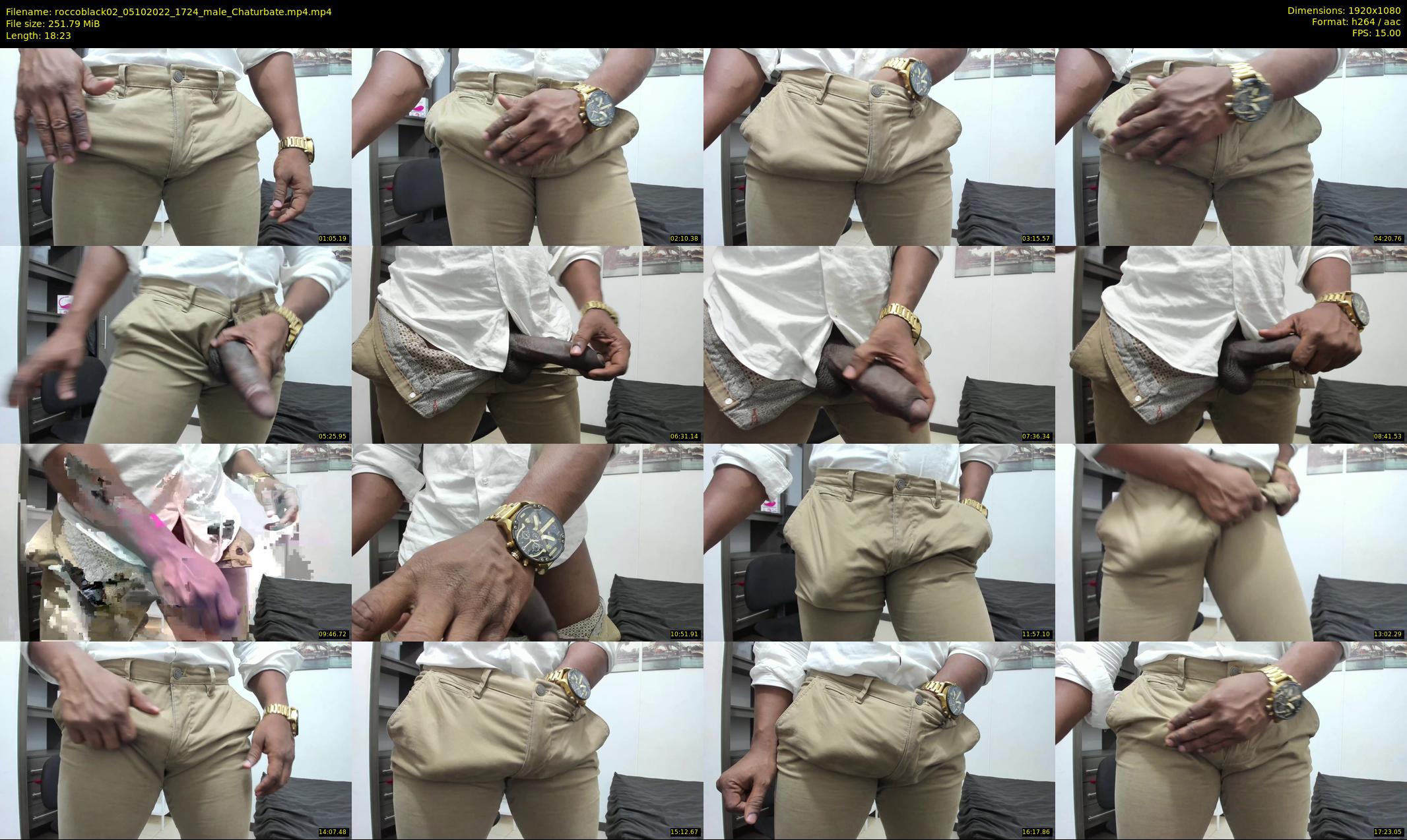 roccoblack02 — 19 minute Chaturbate male cam show recording, 1080p, Oct 5, 2022