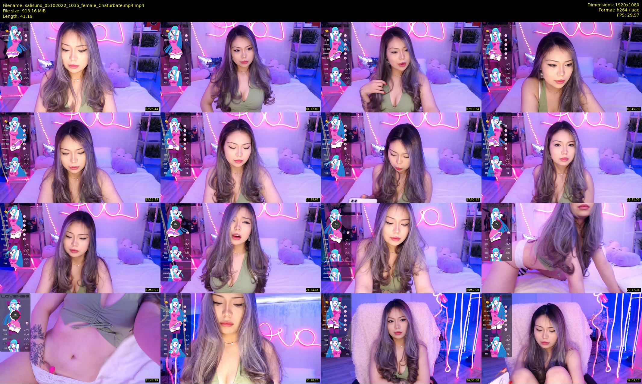 salisuno — 42 minute Chaturbate female cam show recording, 1080p, Oct 5, 2022