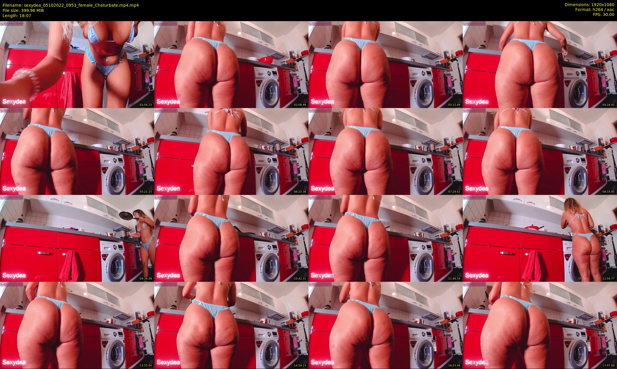 sexydea — 19 minute Chaturbate female cam show recording, 1080p, Oct 5, 2022