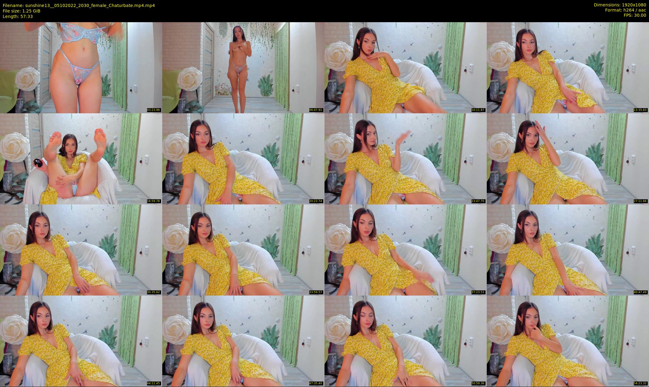 sunshine13_ — 58 minute Chaturbate female cam show recording, 1080p, Oct 5, 2022