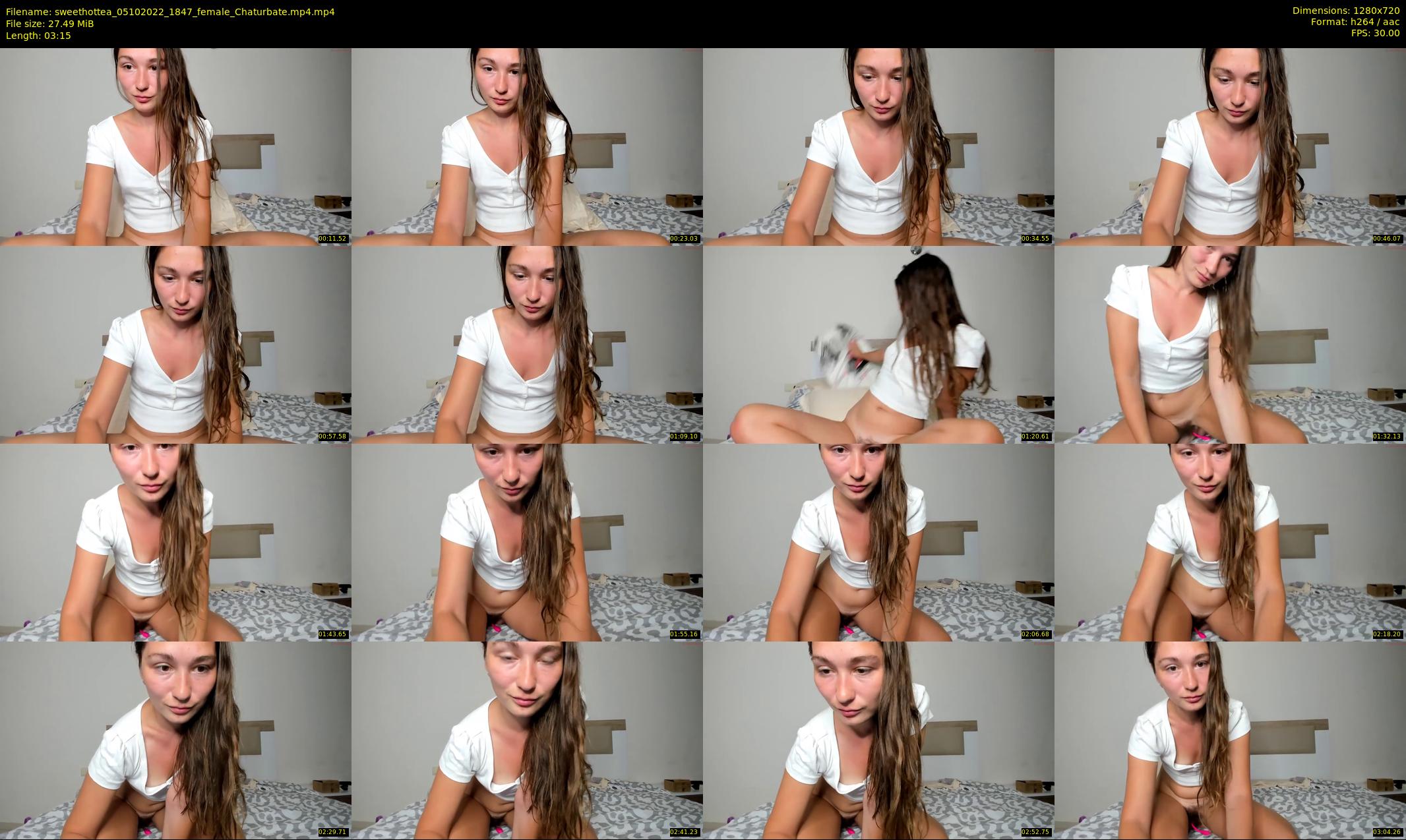sweethottea — 4 minute Chaturbate female cam show recording, 720p, Oct 5, 2022