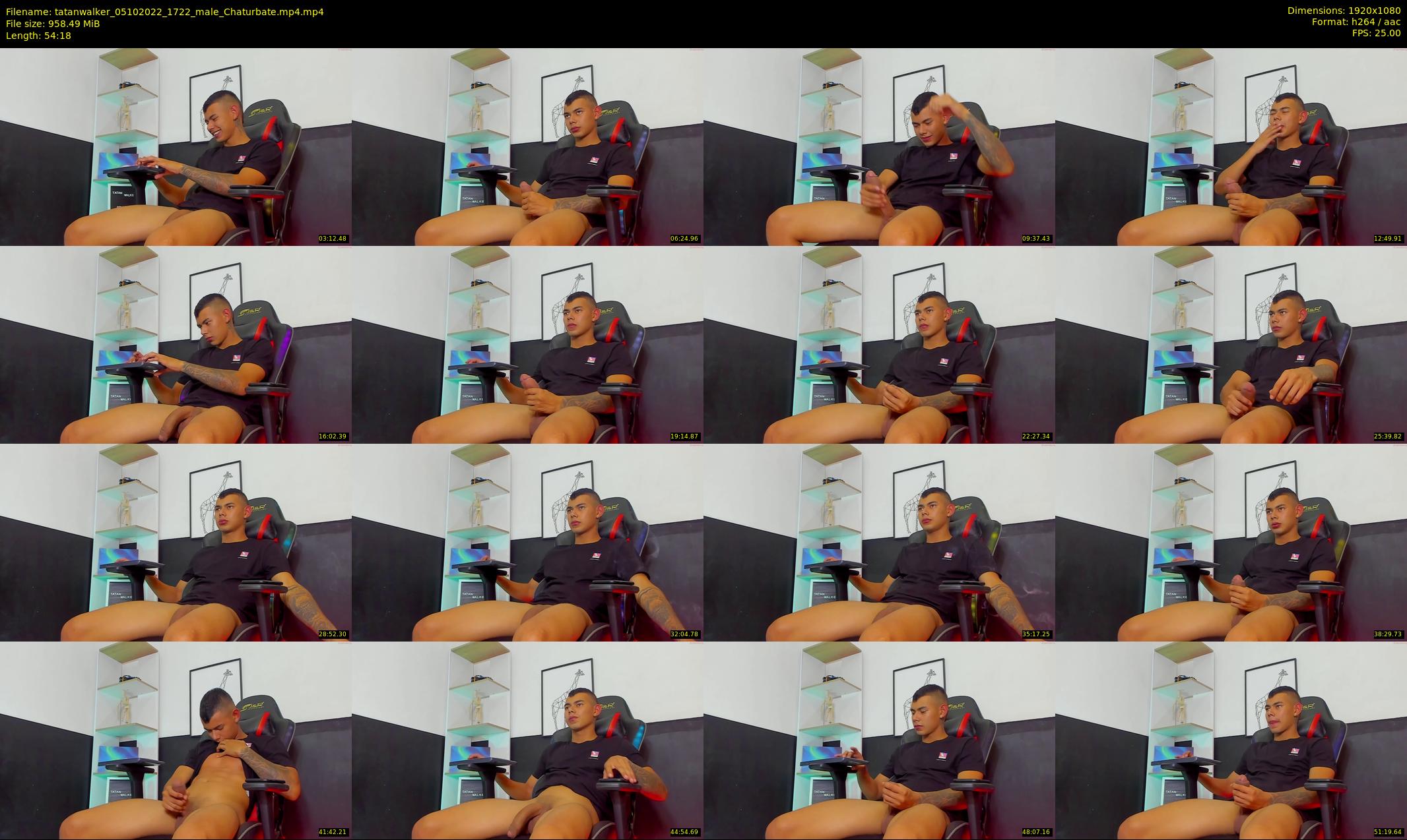 tatanwalker — 55 minute Chaturbate male cam show recording, 1080p, Oct 5, 2022