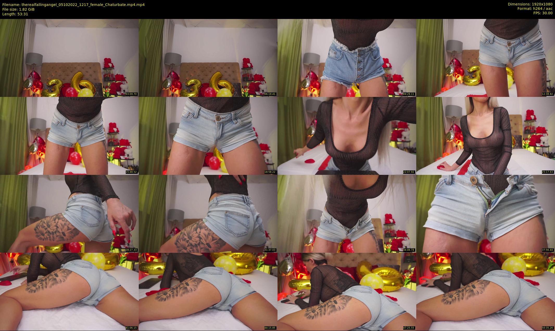 therealfallingangel — 54 minute Chaturbate female cam show recording, 1080p, Oct 5, 2022