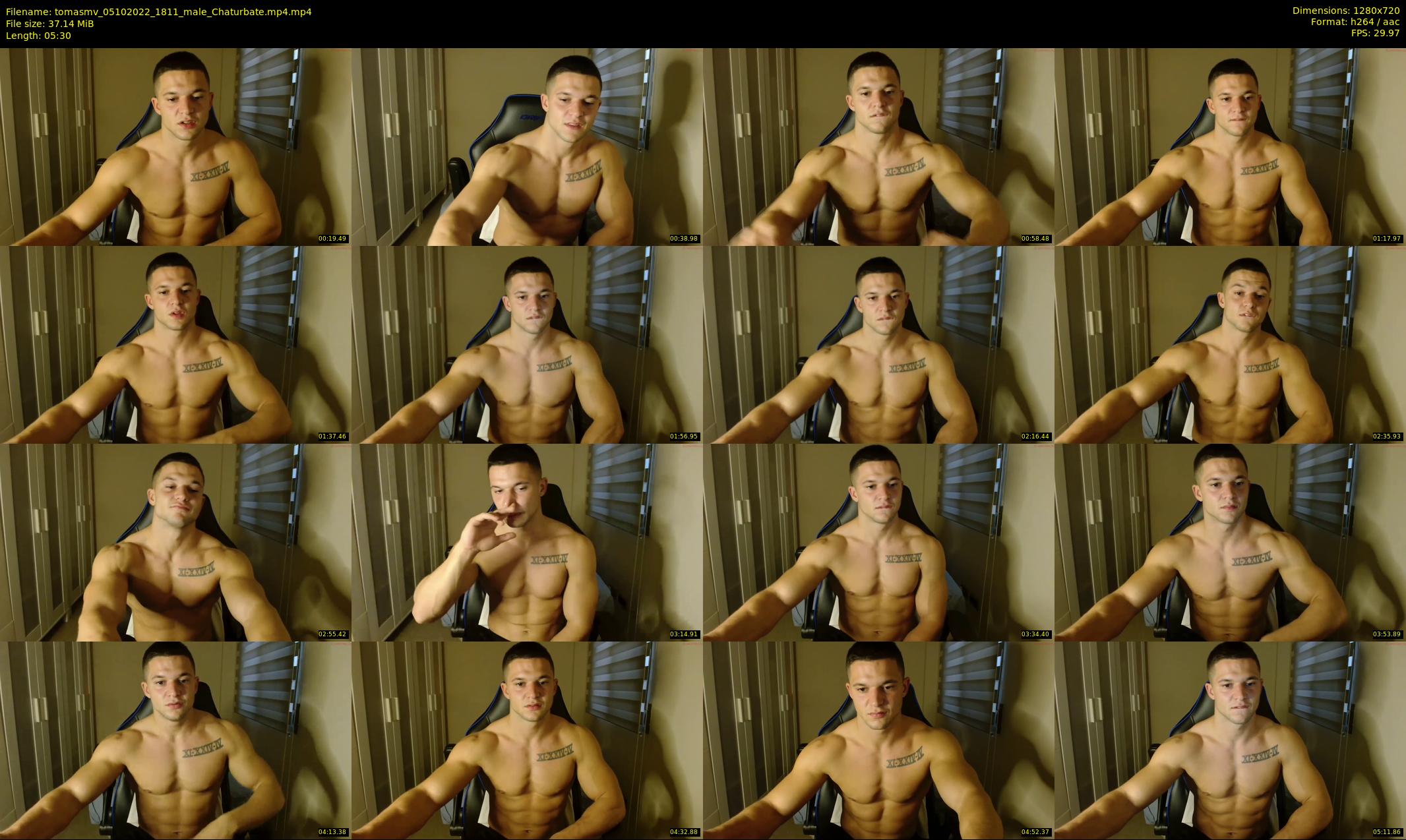 tomasmv — 6 minute Chaturbate male cam show recording, 720p, Oct 5, 2022