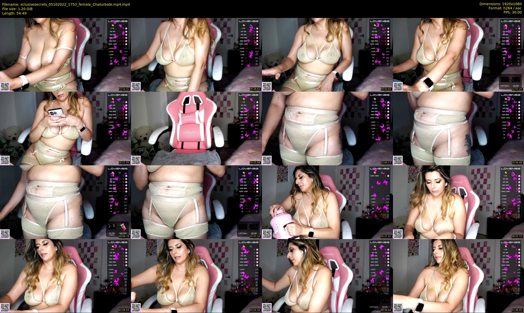 xclusivesecrets — 55 minute Chaturbate female cam show recording, 1080p, Oct 5, 2022