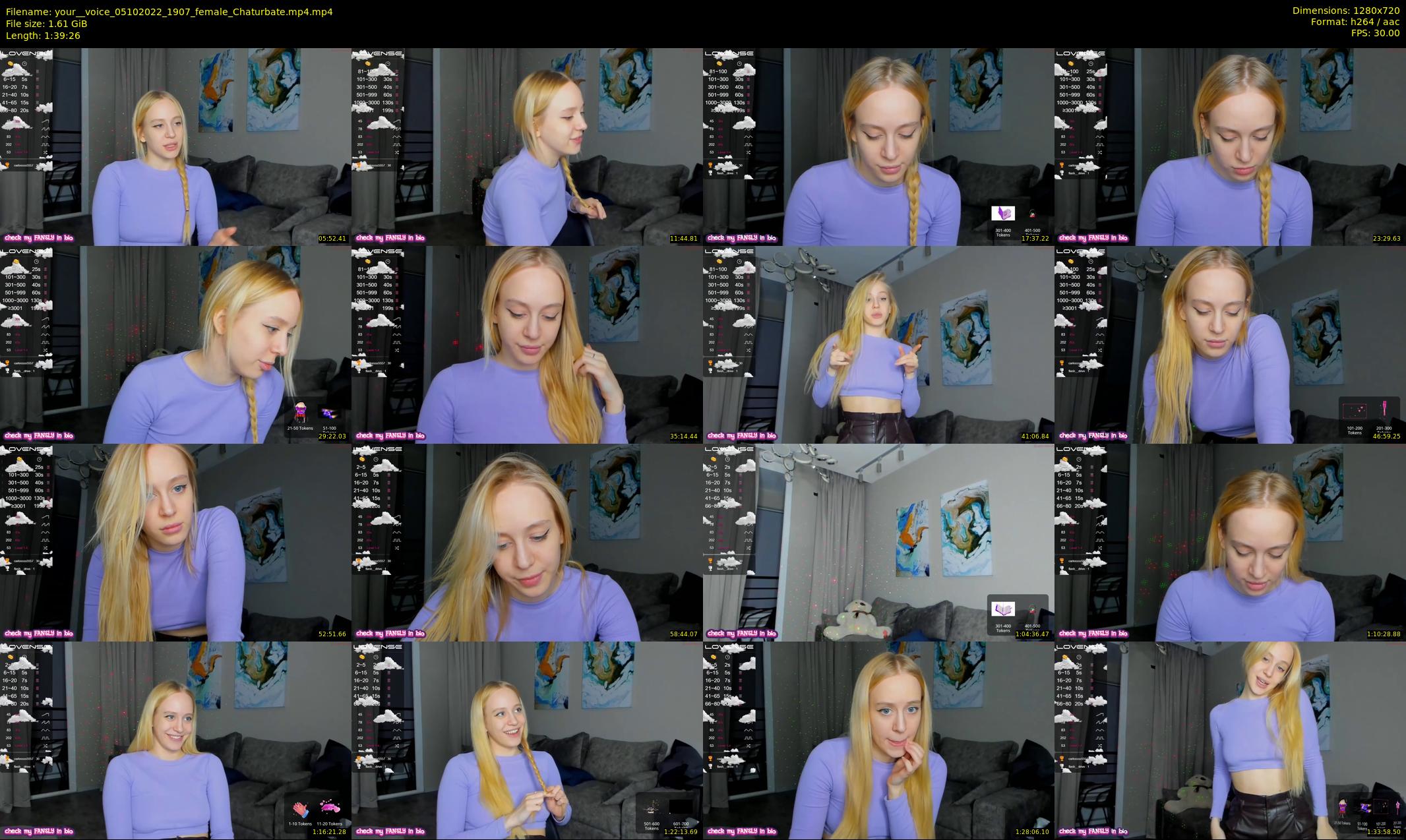 your__voice — 100 minute Chaturbate female cam show recording, 720p, Oct 5, 2022