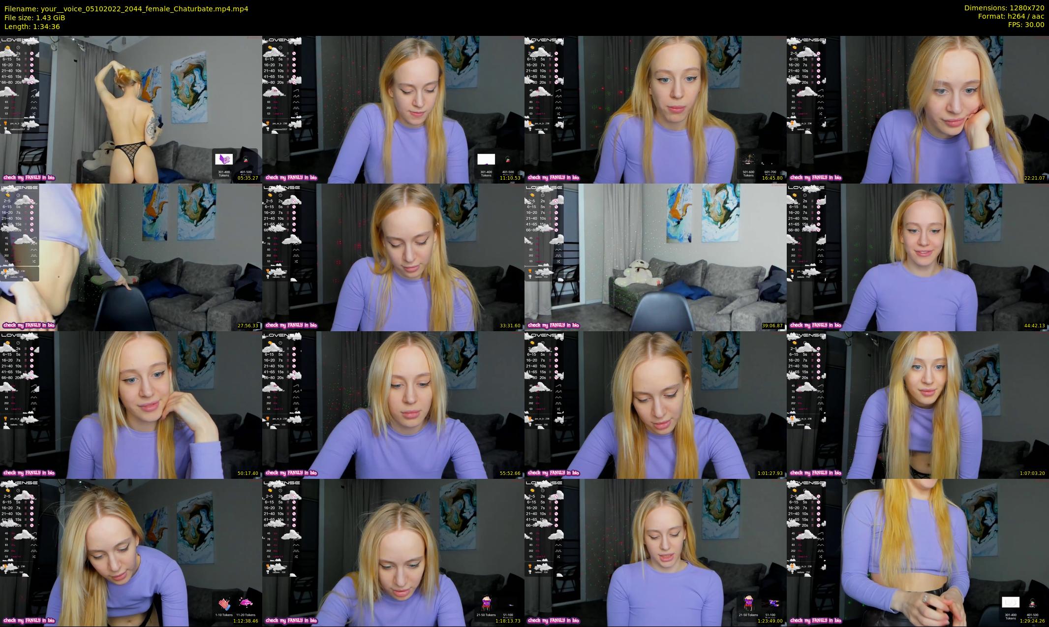 your__voice — 95 minute Chaturbate female cam show recording, 720p, Oct 5, 2022