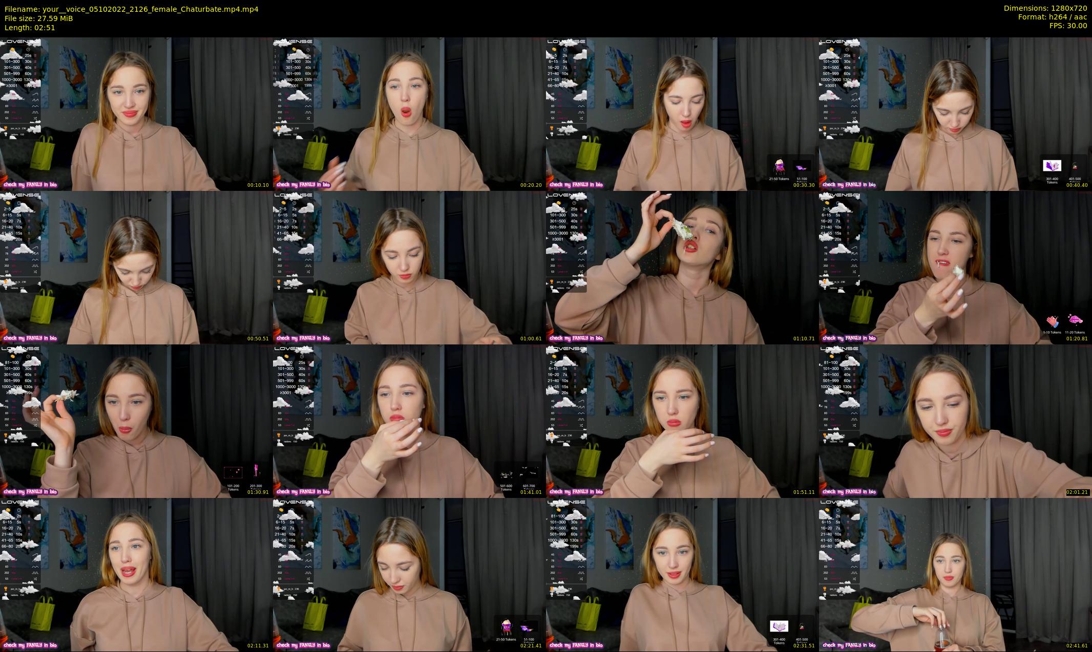 your__voice — 3 minute Chaturbate female cam show recording, 720p, Oct 5, 2022