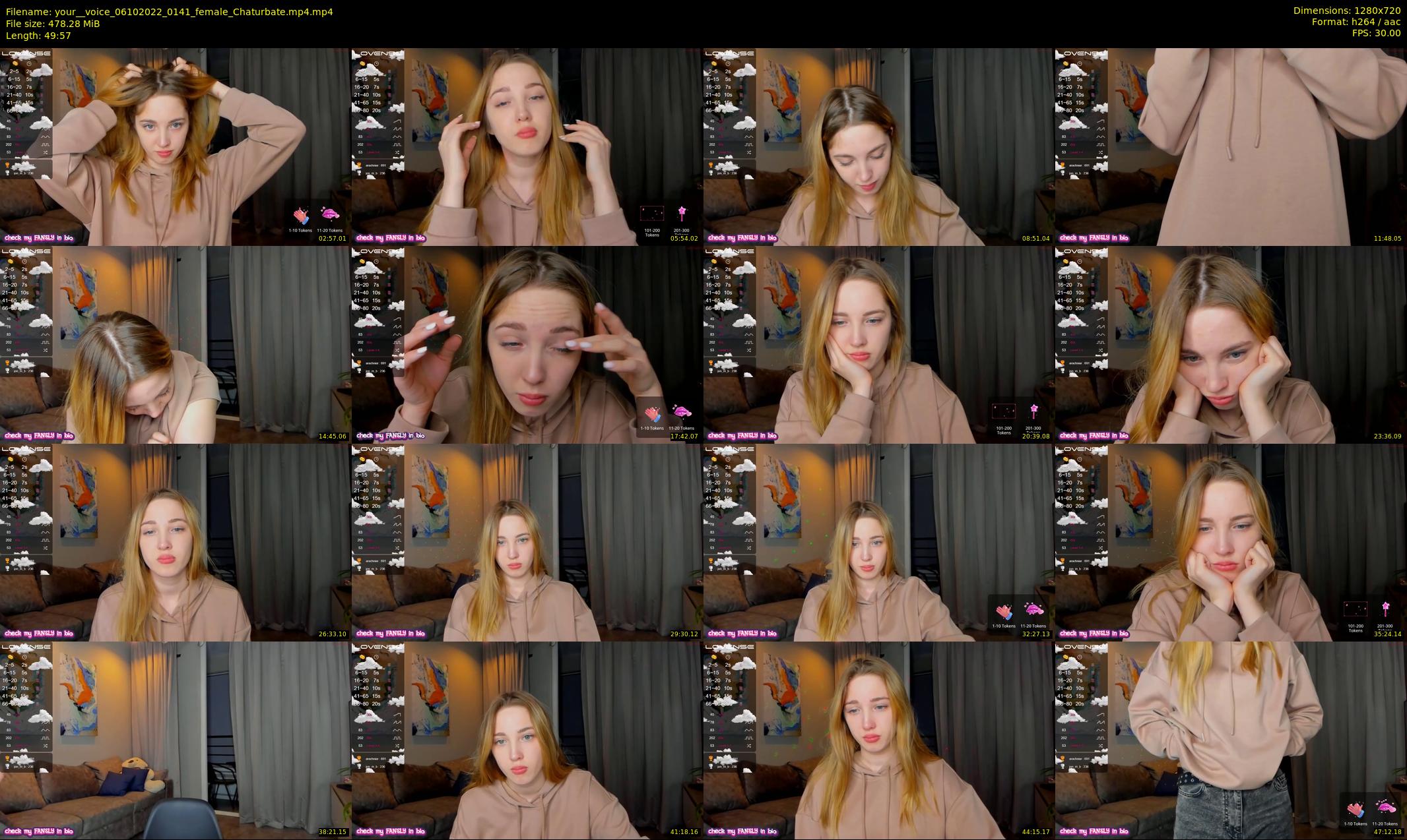 your__voice — 50 minute Chaturbate female cam show recording, 720p, Oct 6, 2022