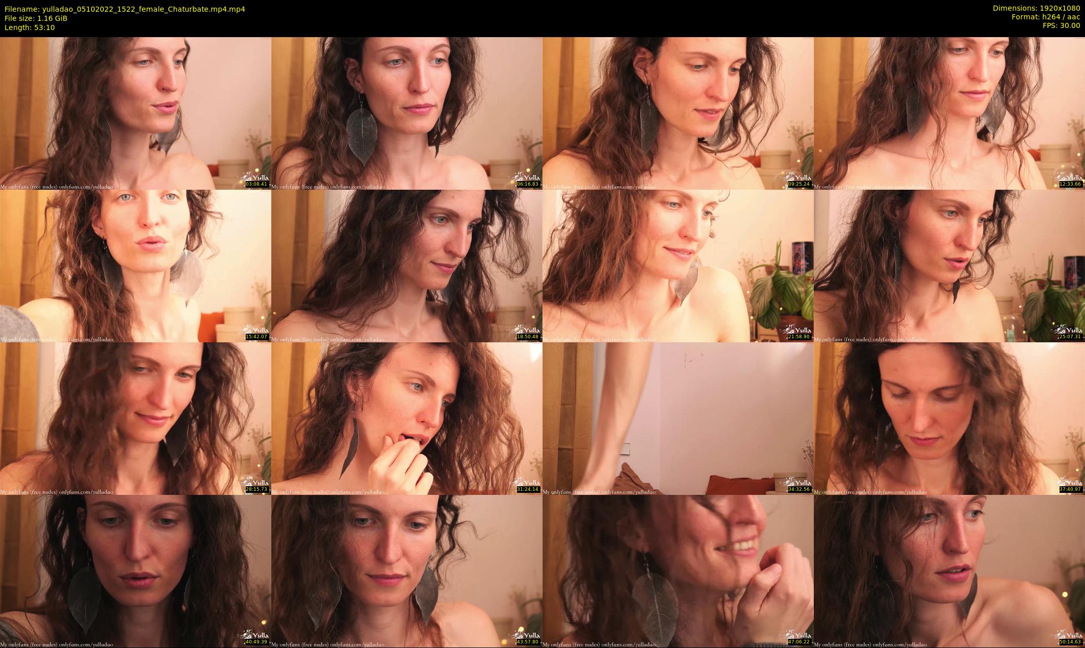 yulladao — 54 minute Chaturbate female cam show recording, 1080p, Oct 5, 2022