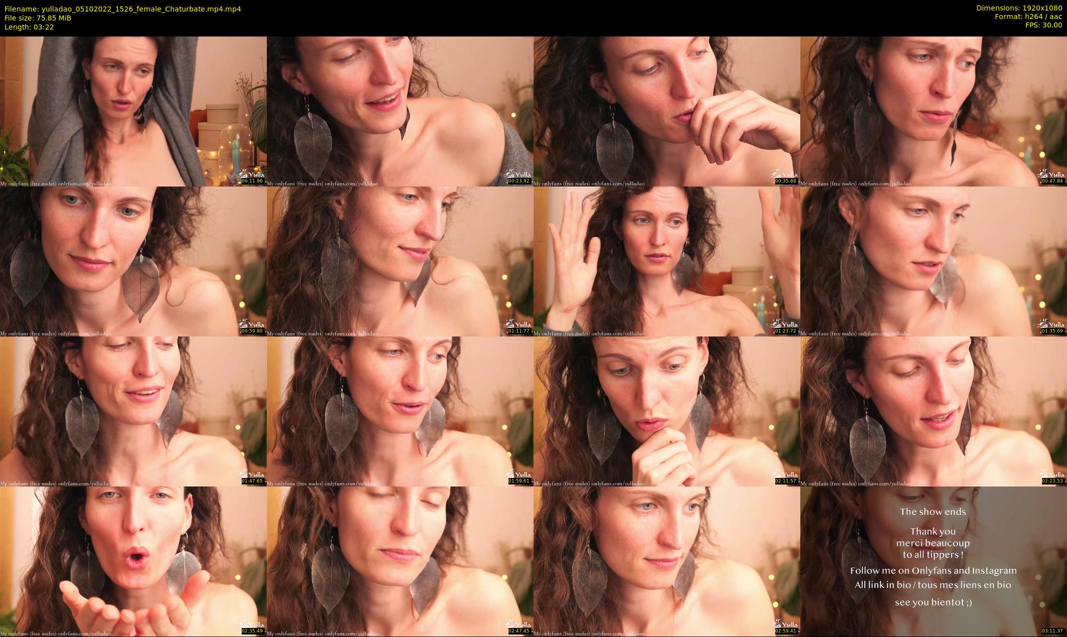 yulladao — 4 minute Chaturbate female cam show recording, 1080p, Oct 5, 2022